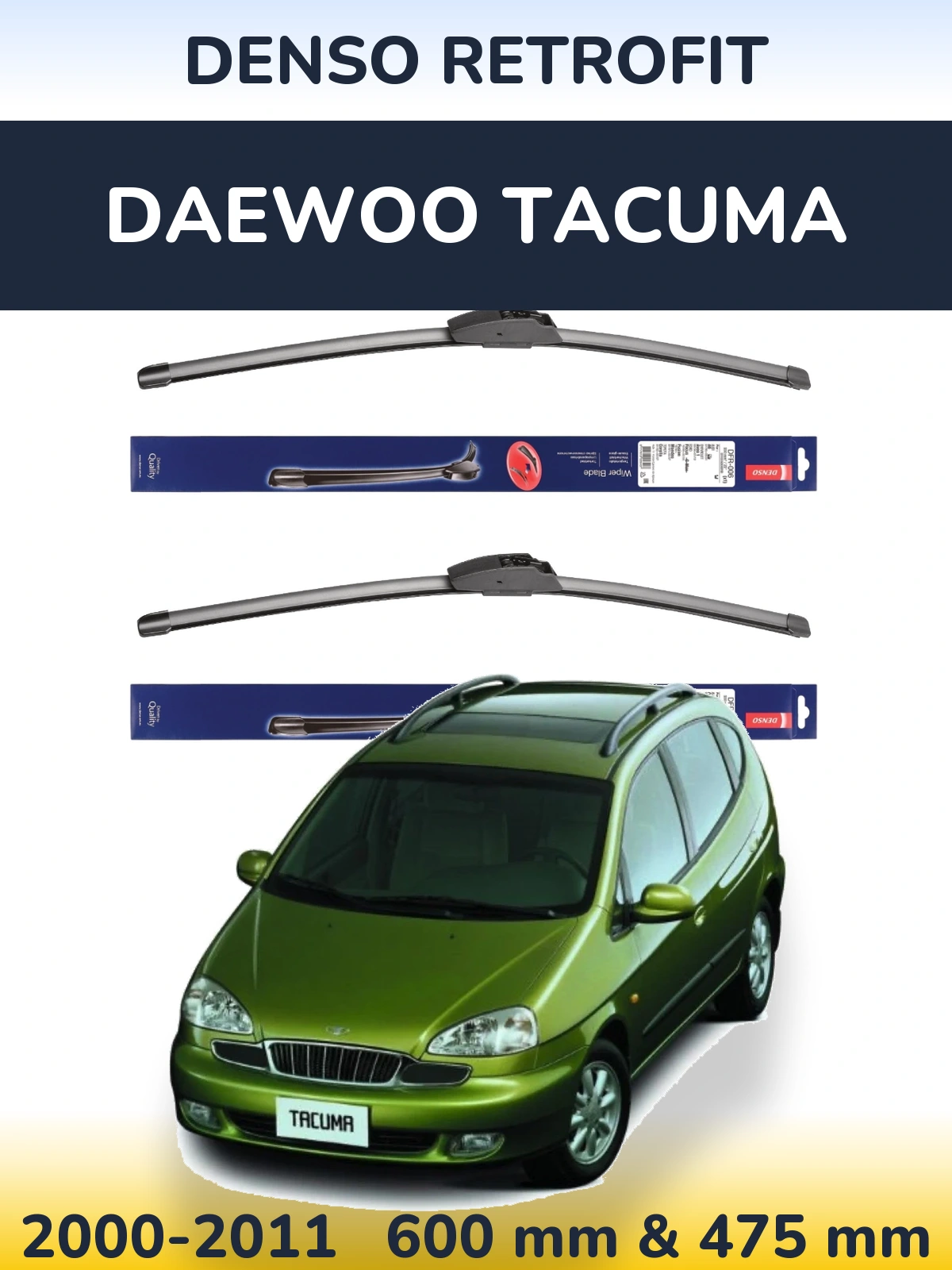 Ștergătoare Denso Retrofit pentru Daewoo Tacuma