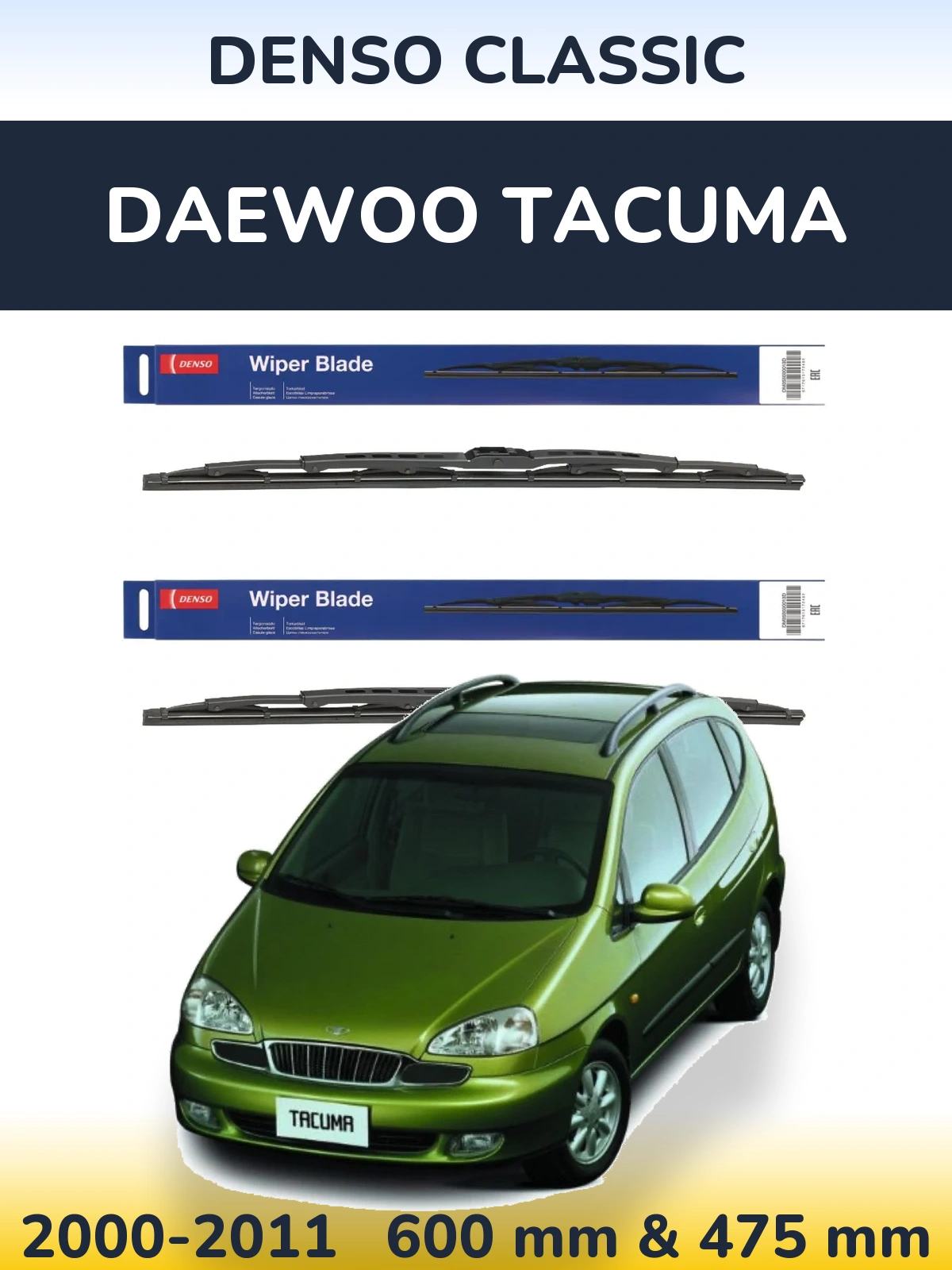 Ștergătoare Denso Classic pentru Daewoo Tacuma