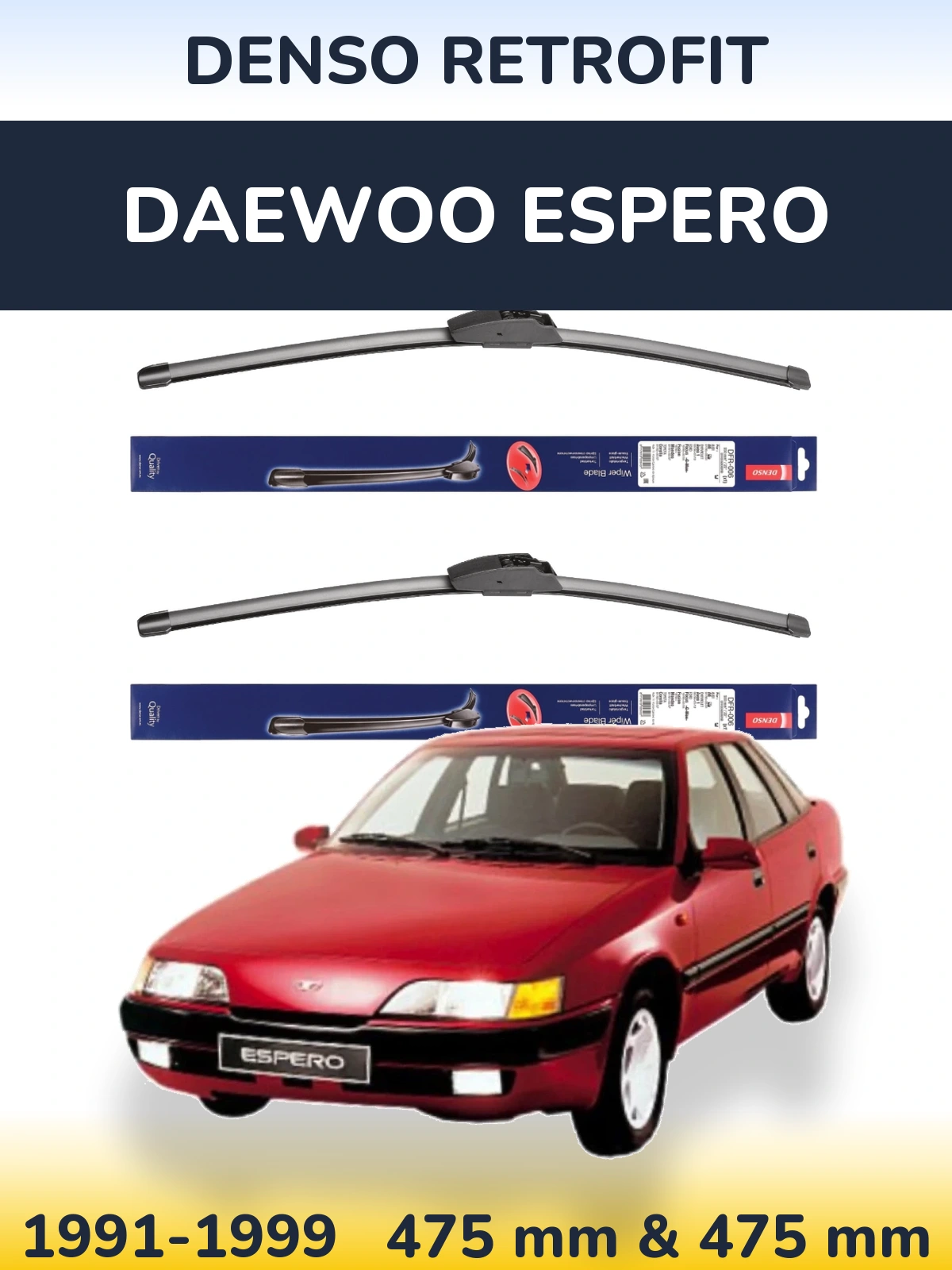 Ștergătoare Denso Retrofit pentru Daewoo Espero