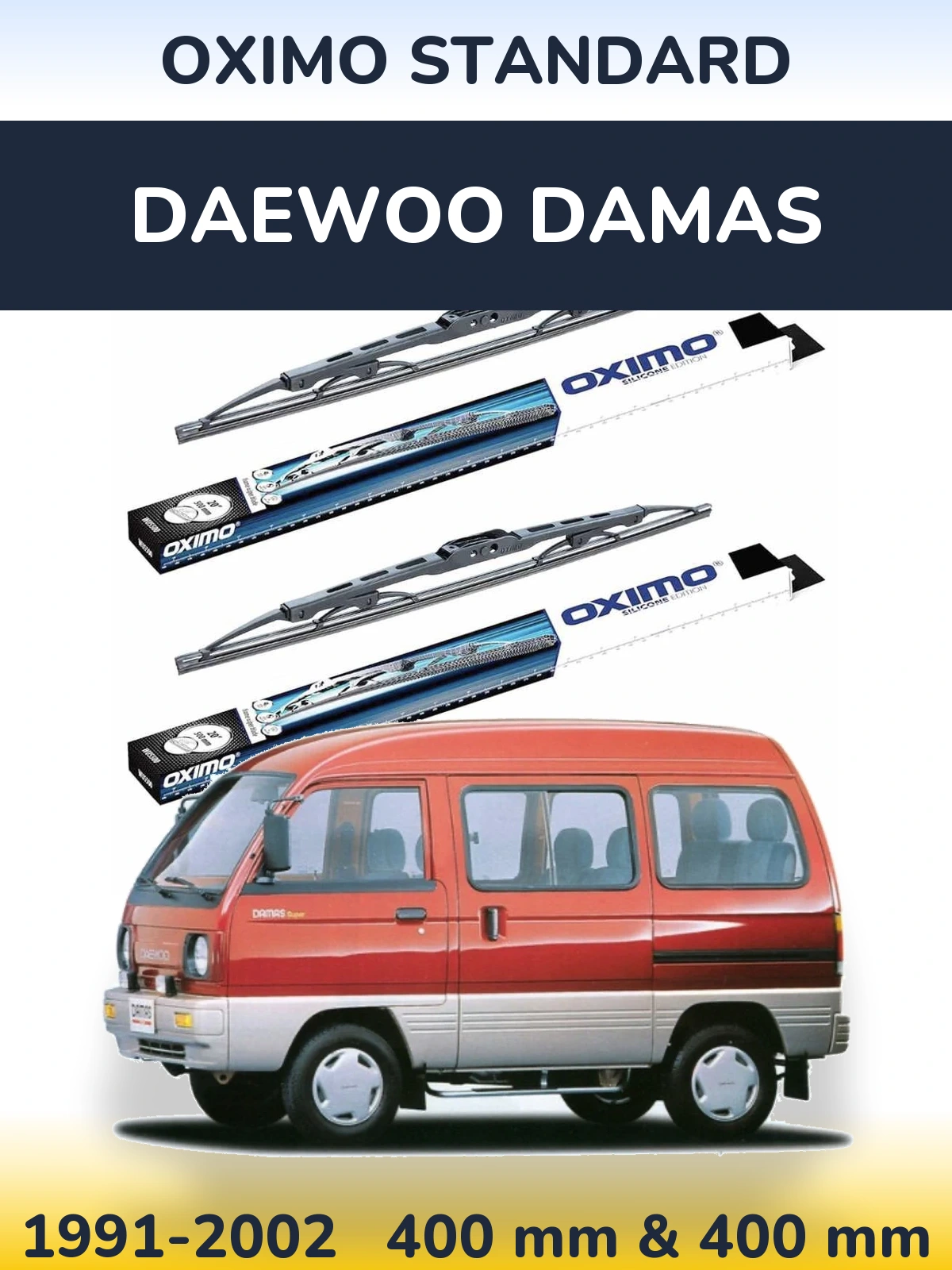 Ștergătoare Oximo Standard pentru Daewoo Damas