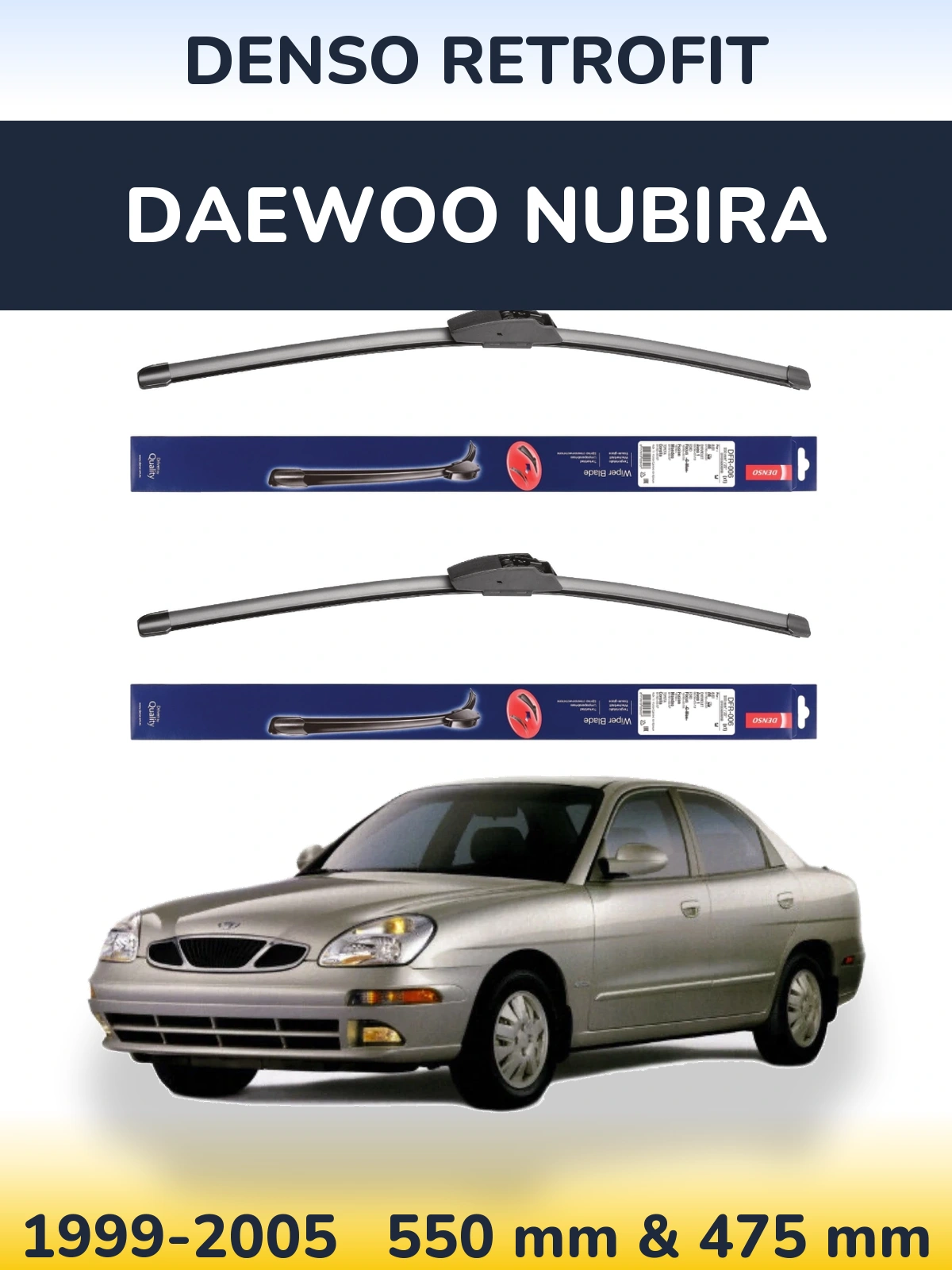 Ștergătoare Denso Retrofit pentru Daewoo Nubira
