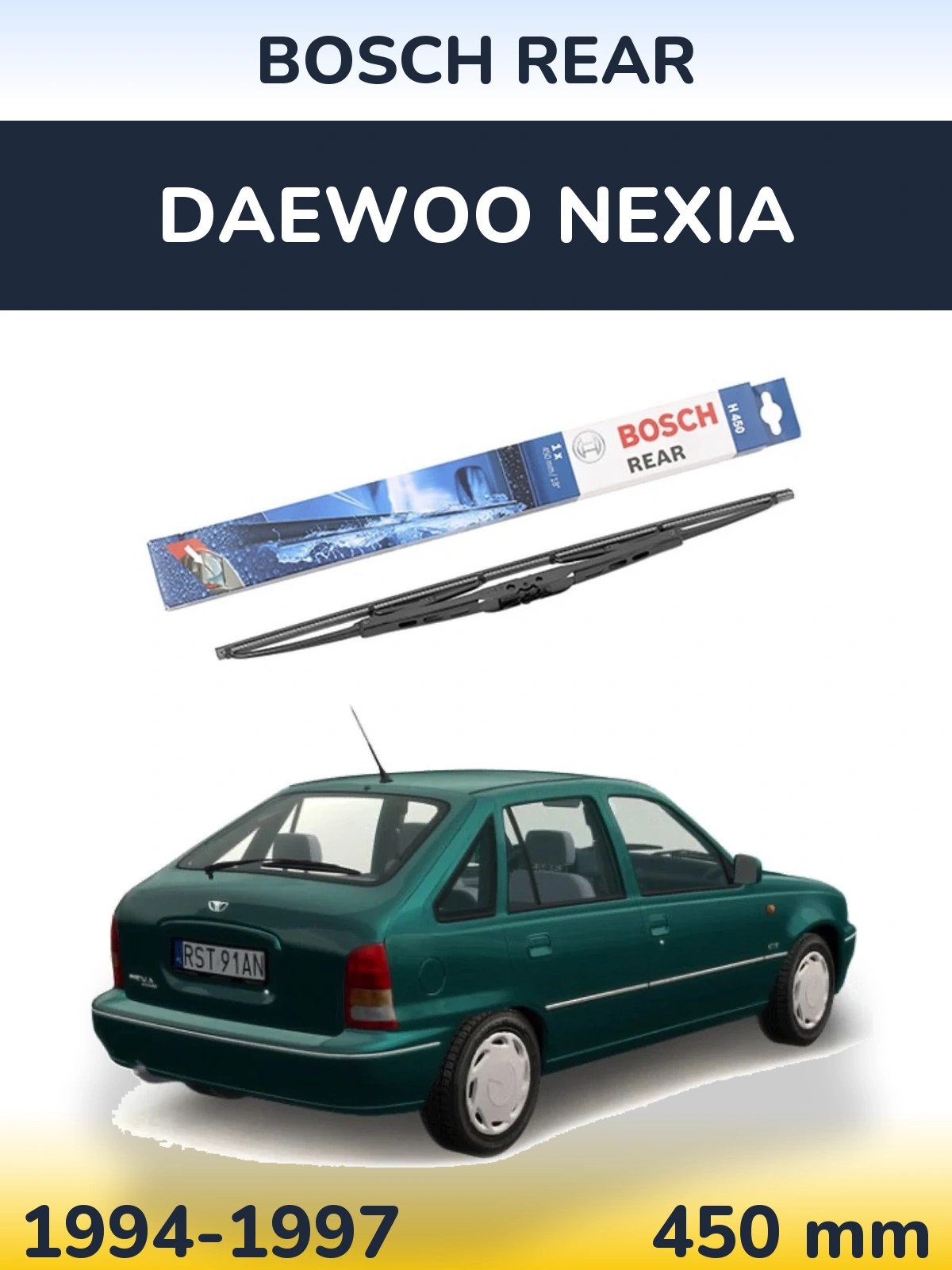Ștergătoare BOSCH Rear pentru Daewoo Nexia