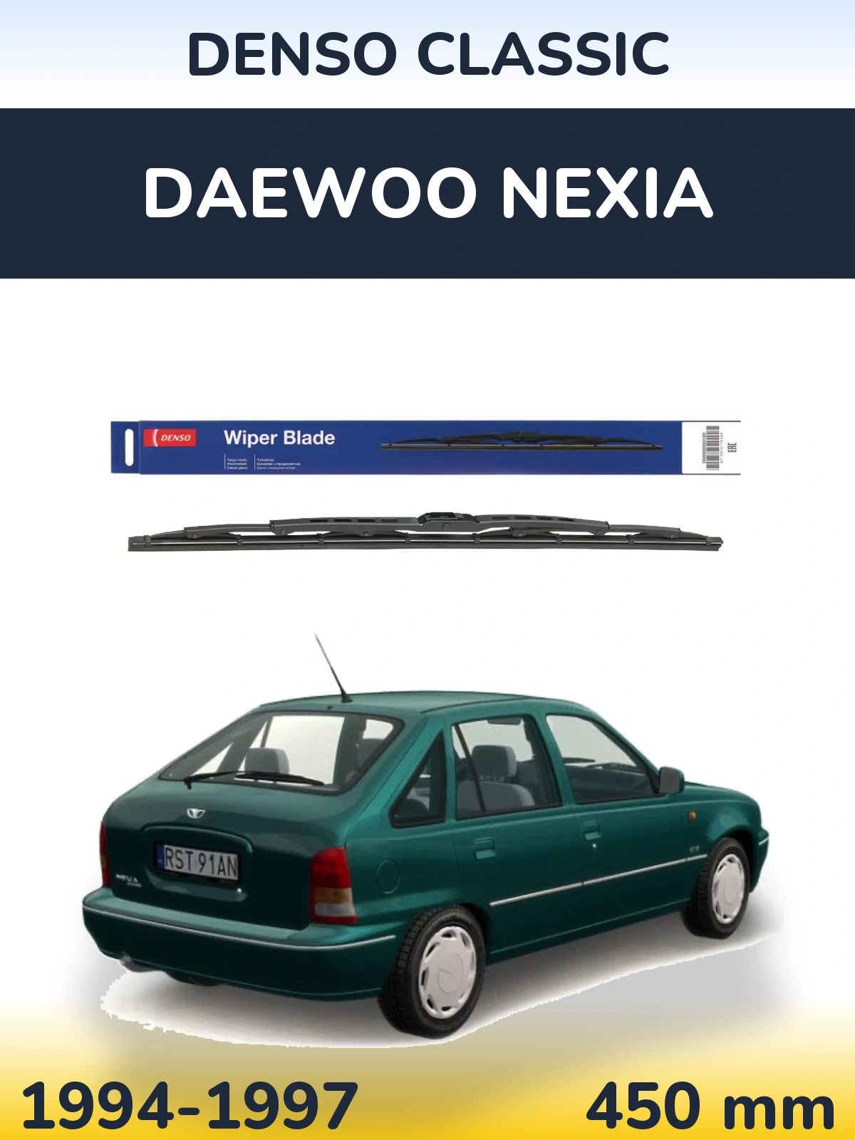 Ștergătoare Denso Classic pentru Daewoo Nexia