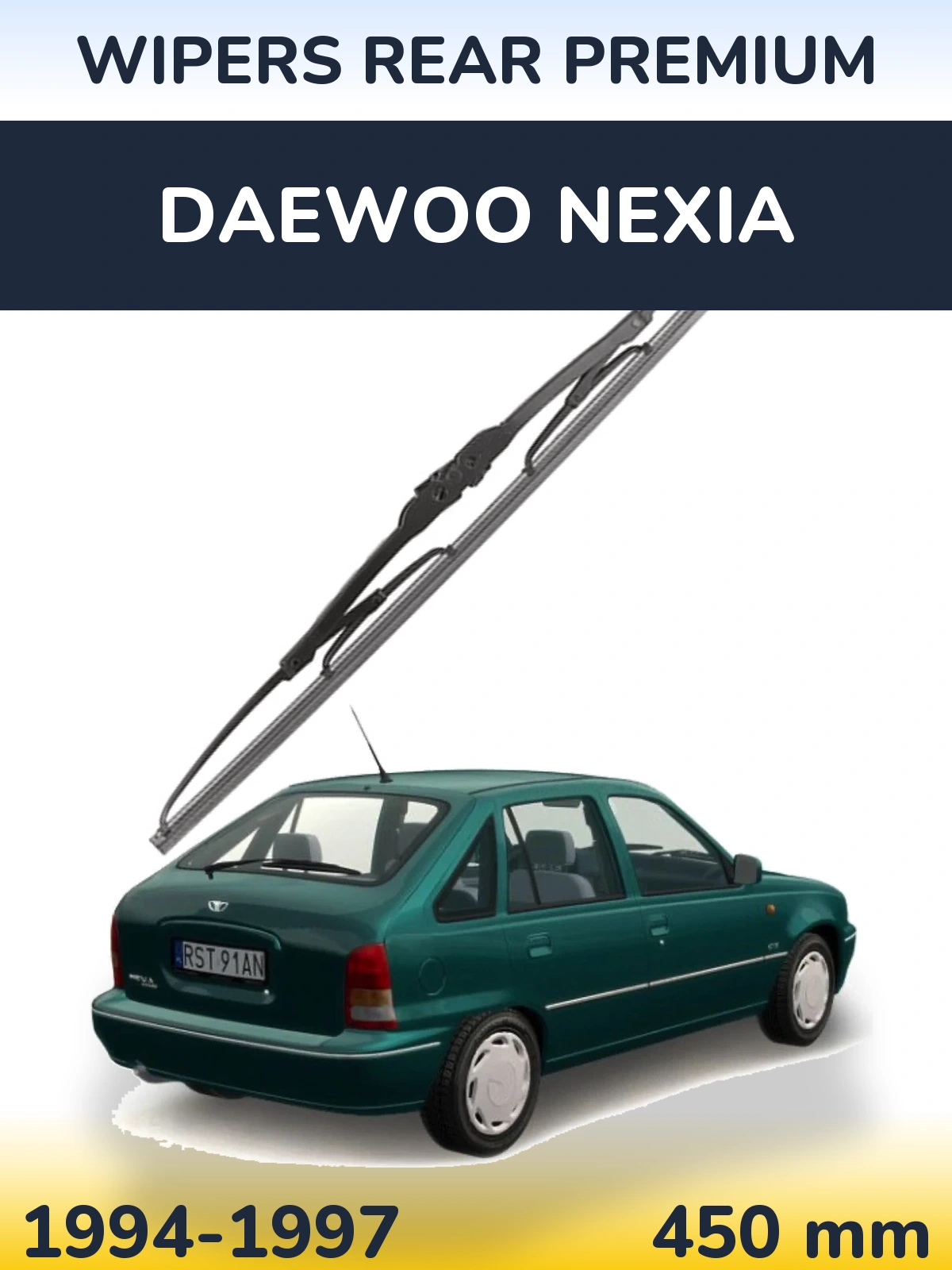 Ștergătoare WIPERS REAR PREMIUM pentru Daewoo Nexia