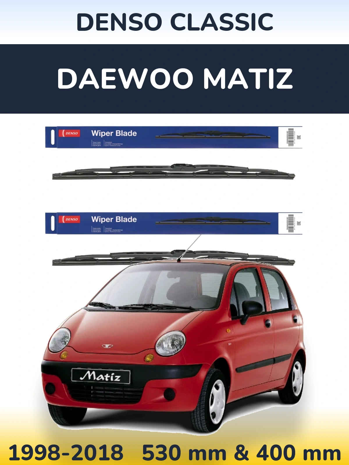 Ștergătoare Denso Classic pentru Daewoo Matiz