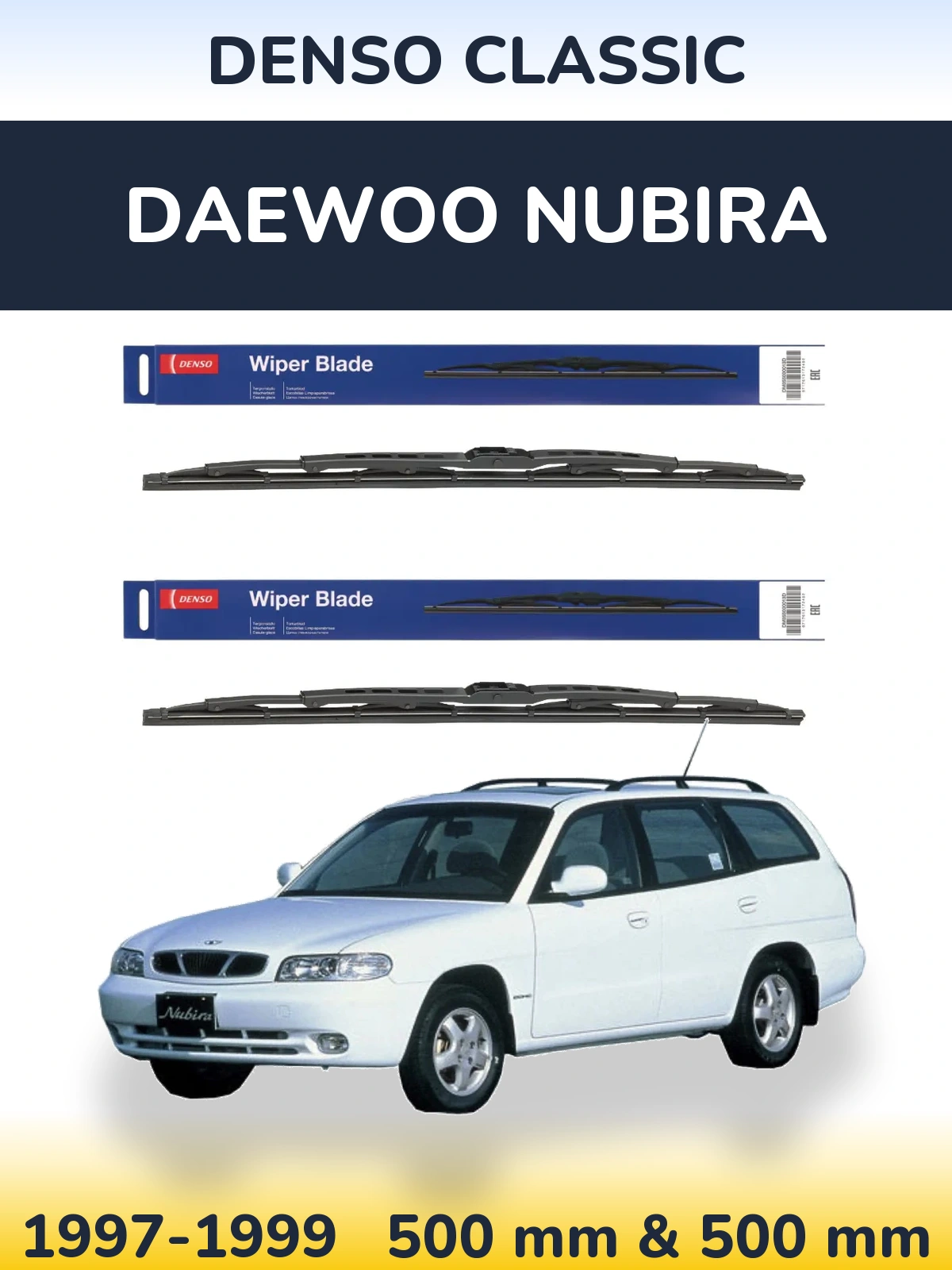 Ștergătoare Denso Classic pentru Daewoo Nubira