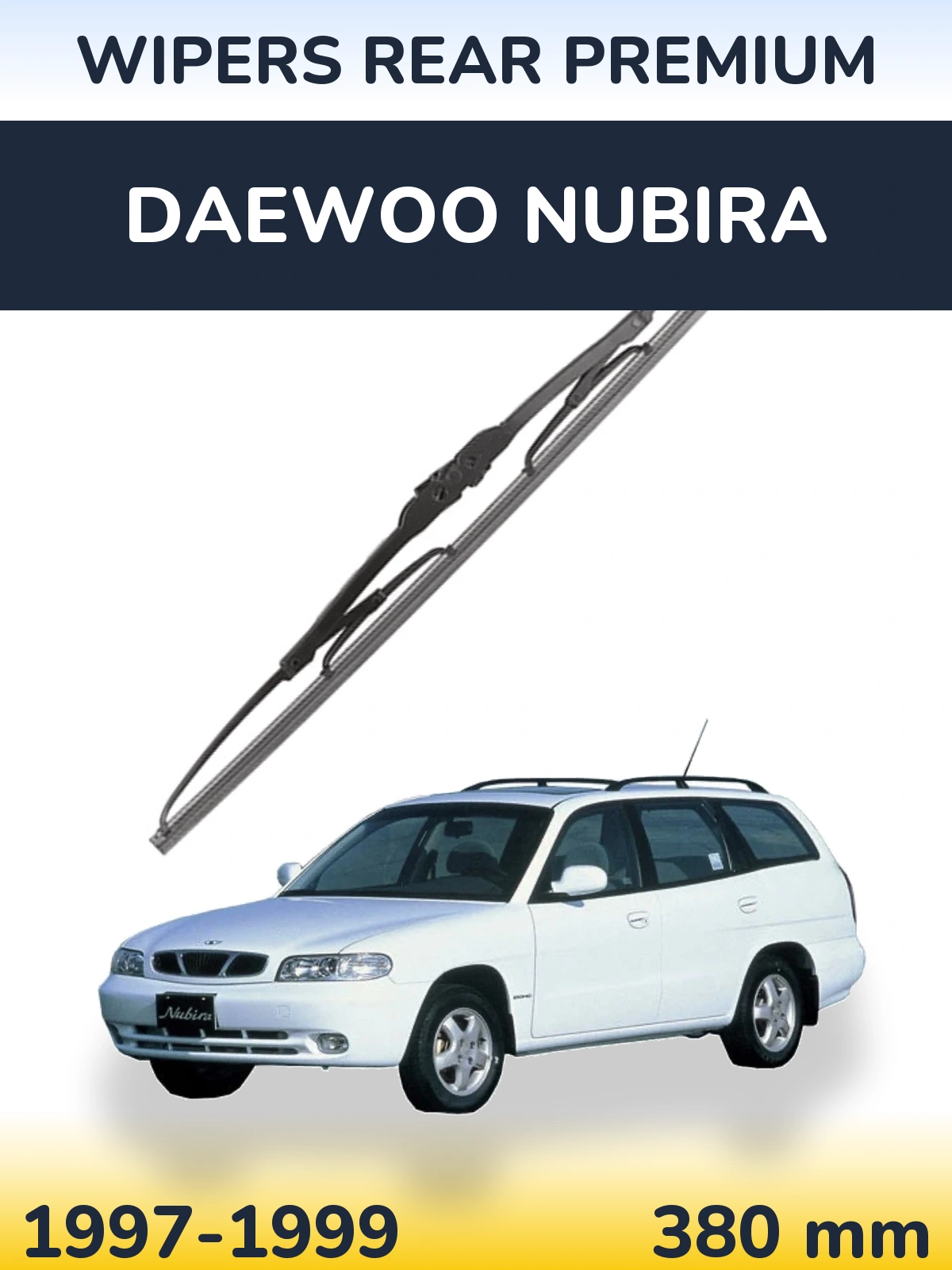 Ștergătoare WIPERS REAR PREMIUM pentru Daewoo Nubira