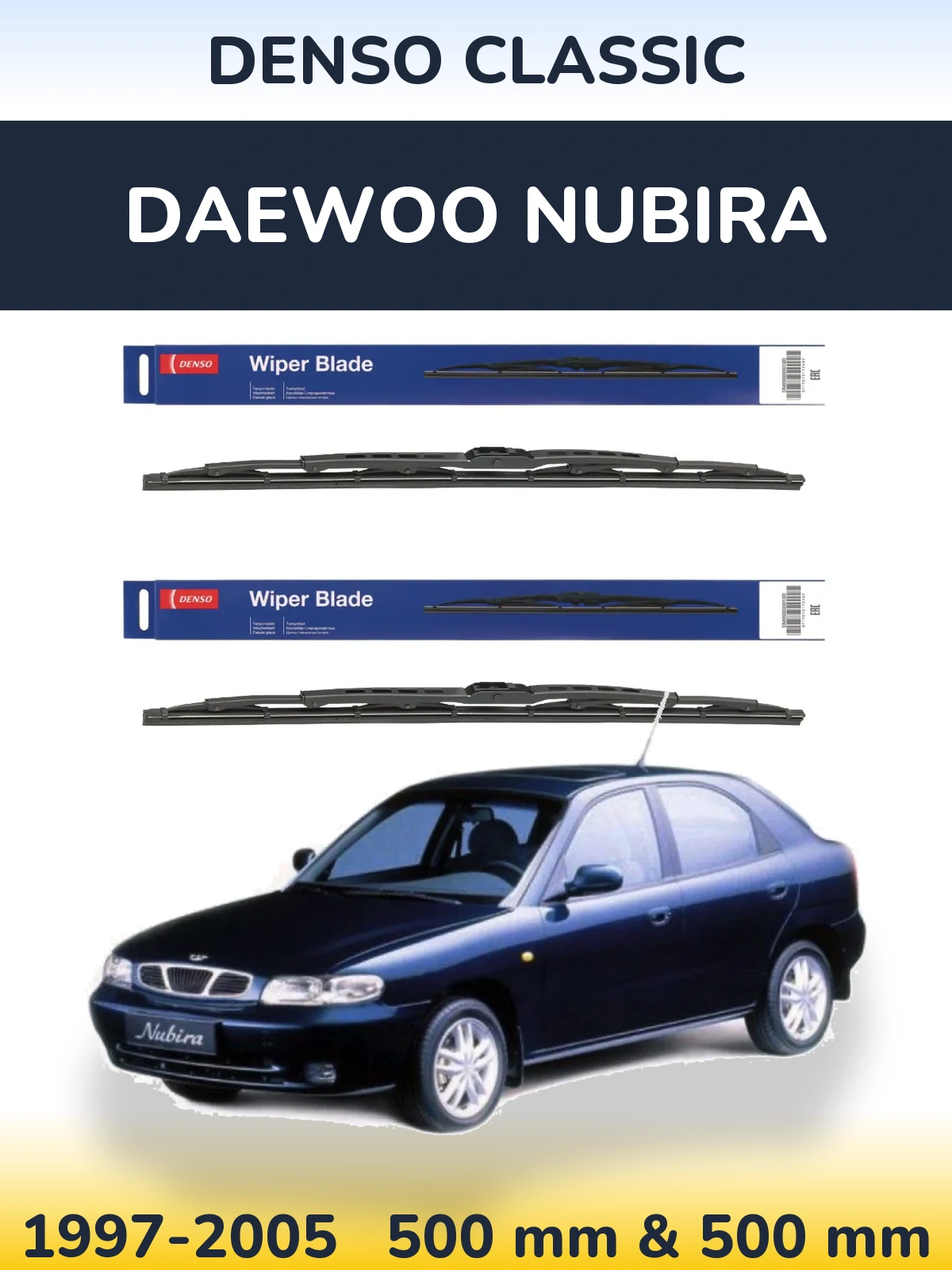 Ștergătoare Denso Classic pentru Daewoo Nubira