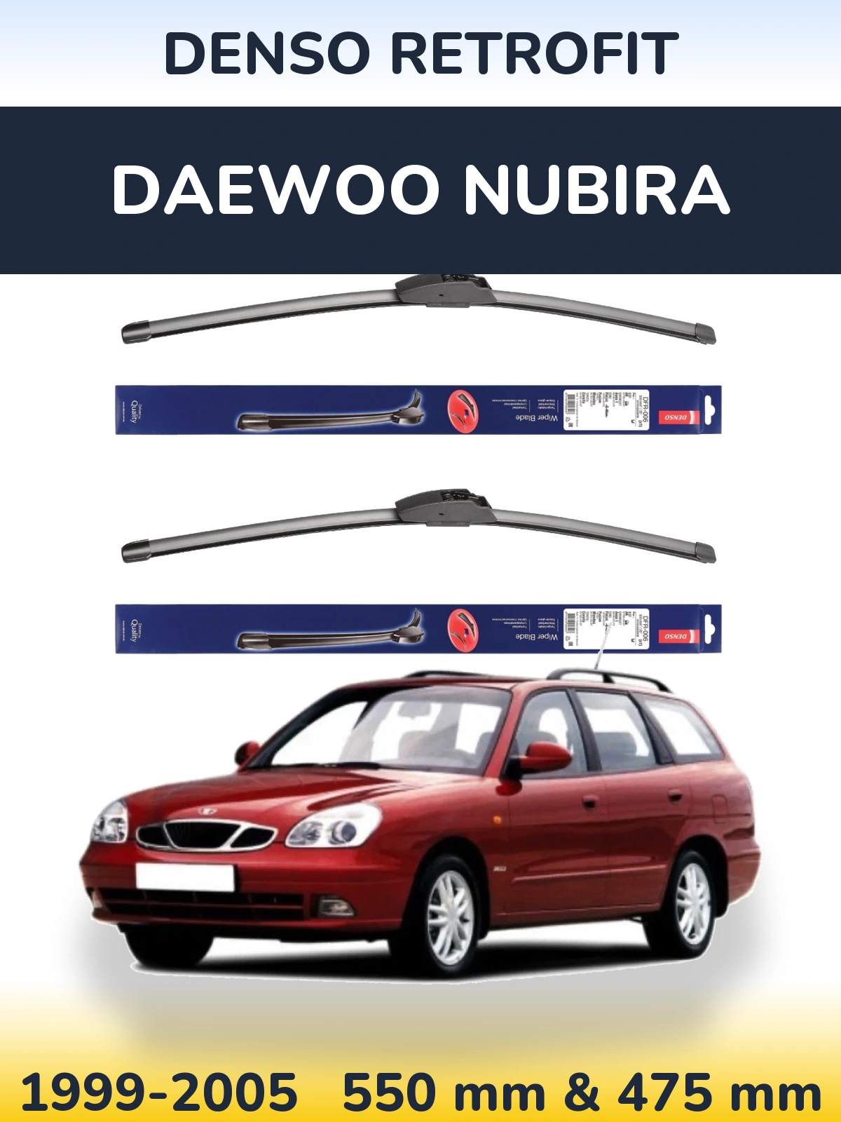 Ștergătoare Denso Retrofit pentru Daewoo Nubira