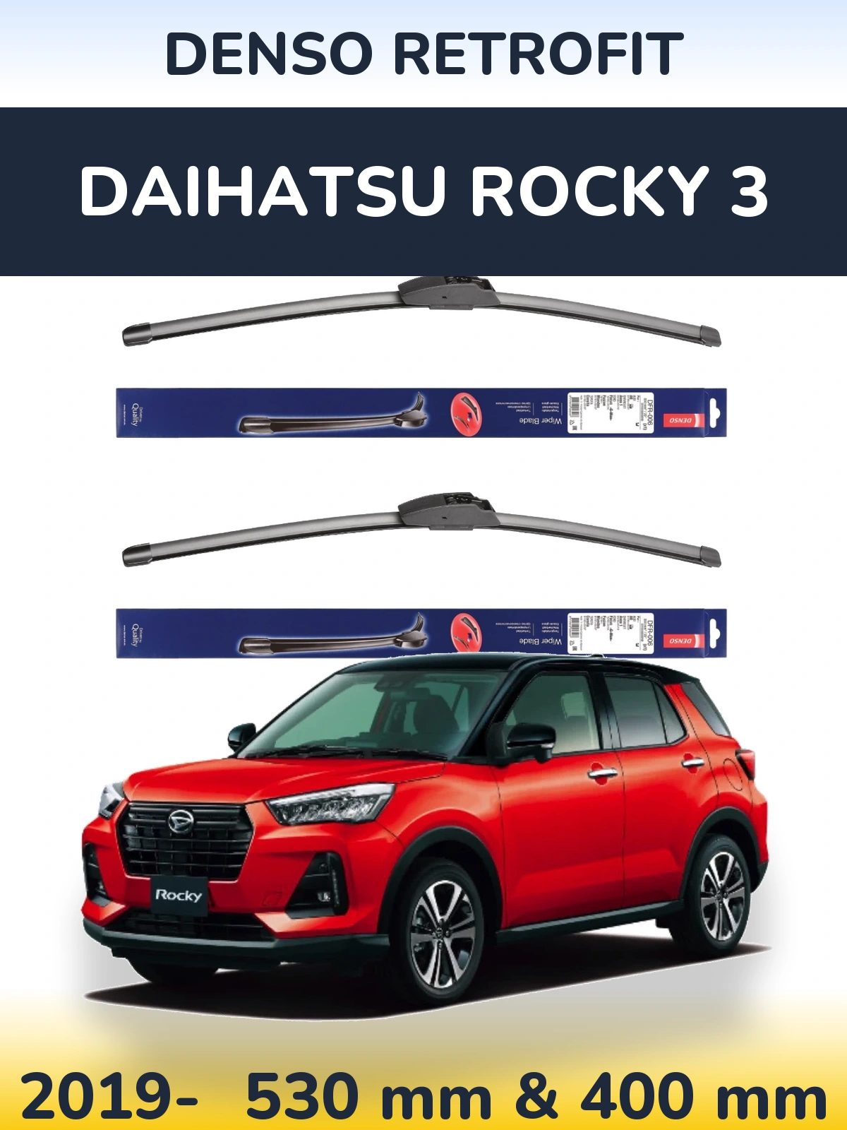 Ștergătoare Denso Retrofit pentru Daihatsu Rocky 3