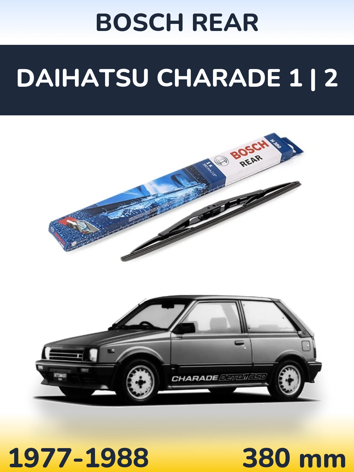 Ștergătoare BOSCH Rear pentru Daihatsu Charade 1 | 2