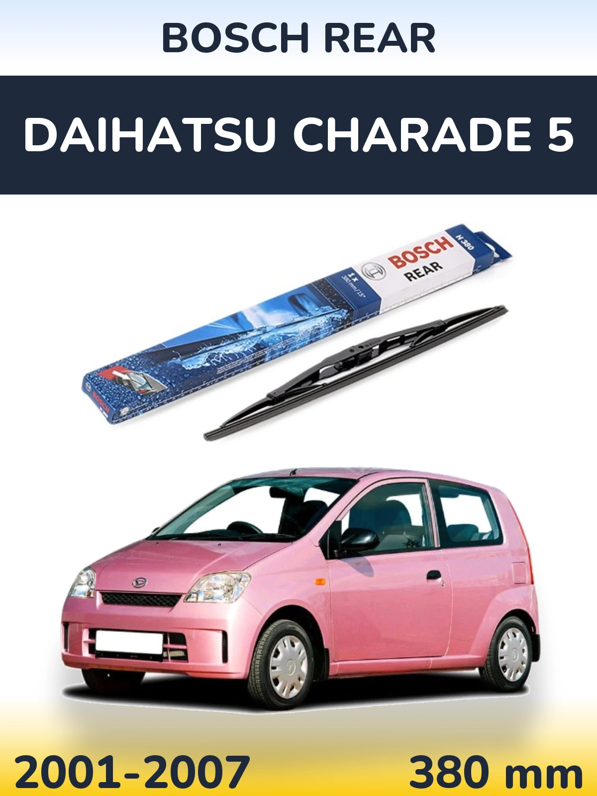 Ștergătoare BOSCH Rear pentru Daihatsu Charade 5