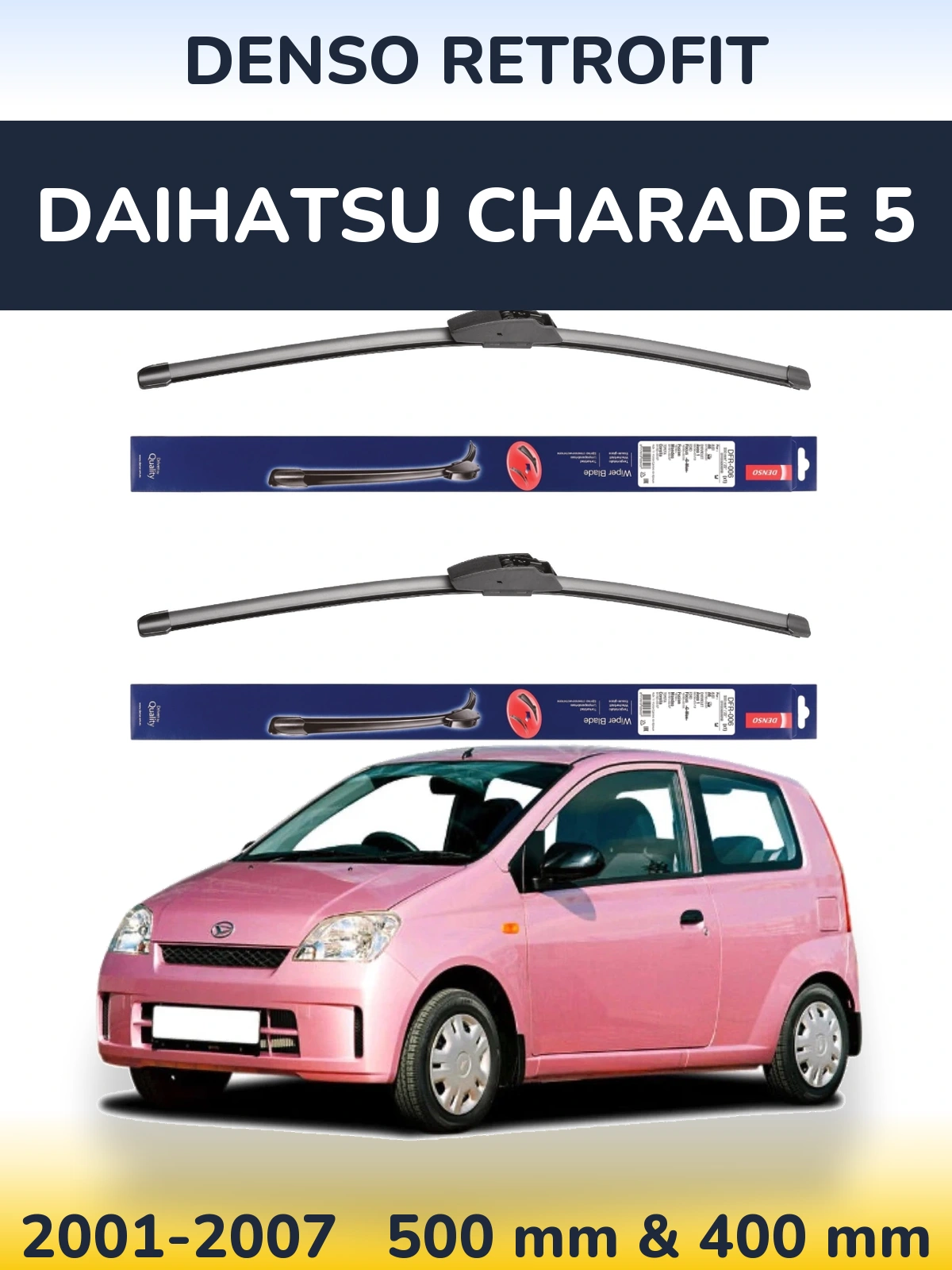 Ștergătoare Denso Retrofit pentru Daihatsu Charade 5