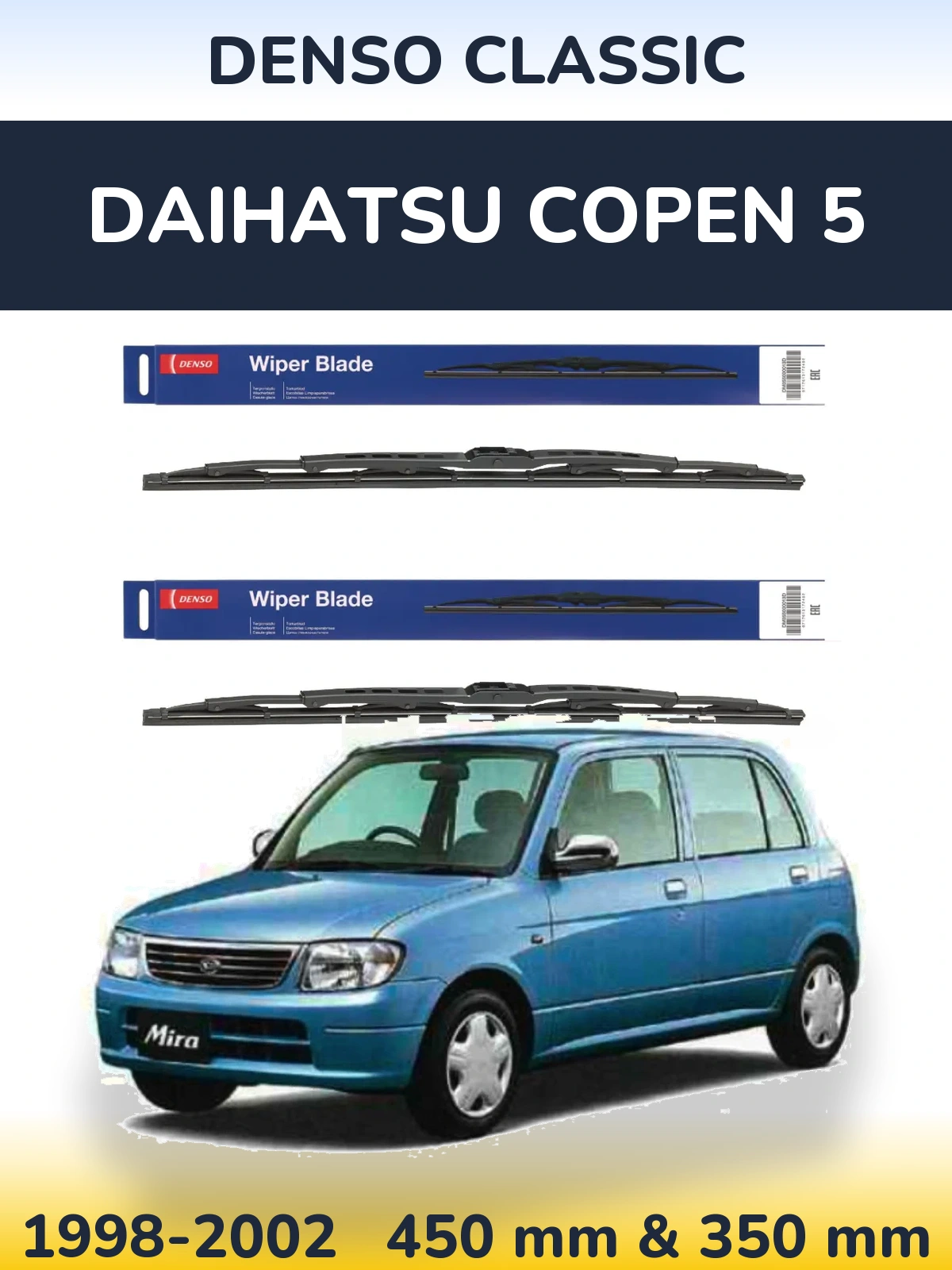 Ștergătoare Denso Classic pentru Daihatsu Copen 5