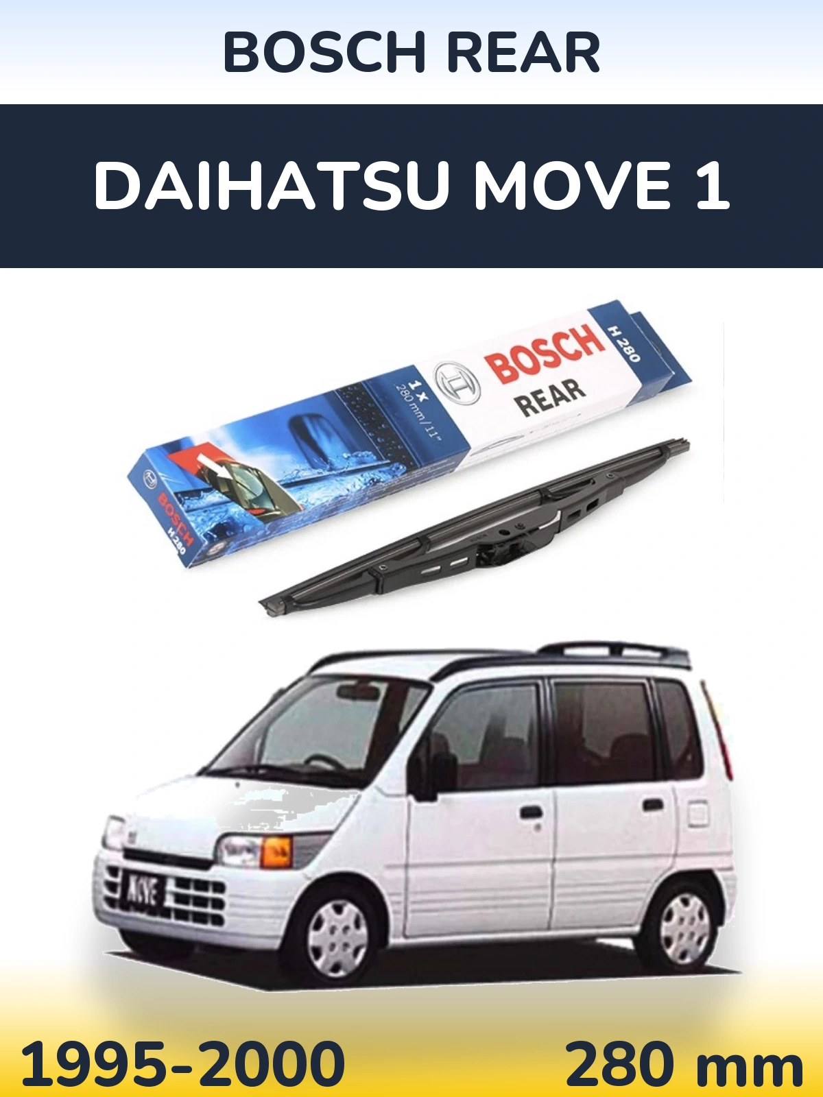 Ștergătoare BOSCH Rear pentru Daihatsu Move 1