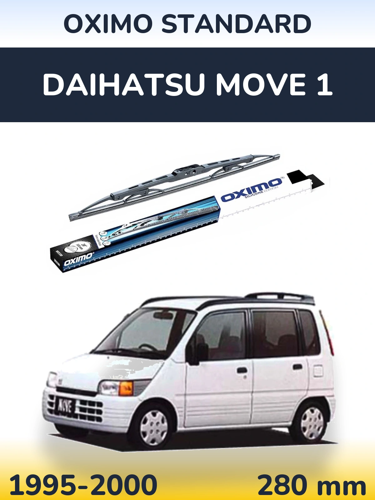 Ștergătoare Oximo Standard pentru Daihatsu Move 1