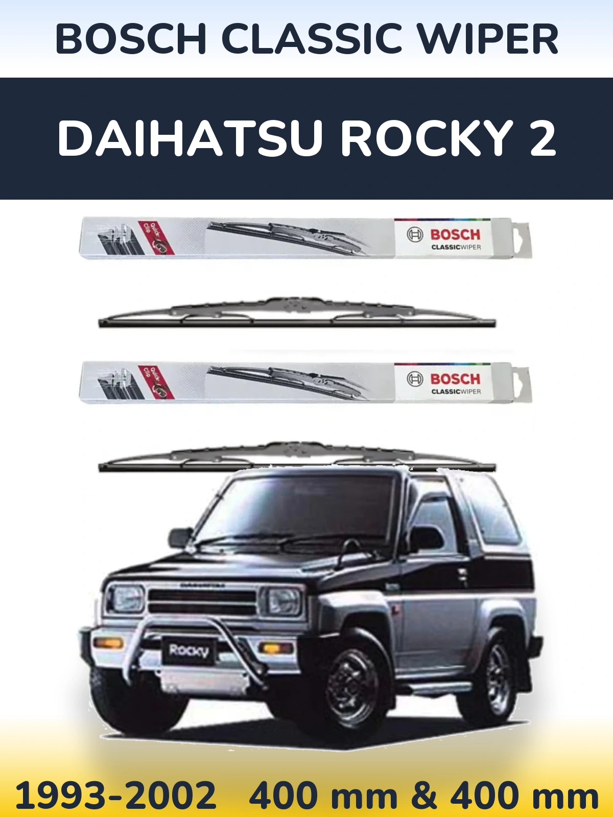 Ștergătoare BOSCH Classic Wiper pentru Daihatsu Rocky 2