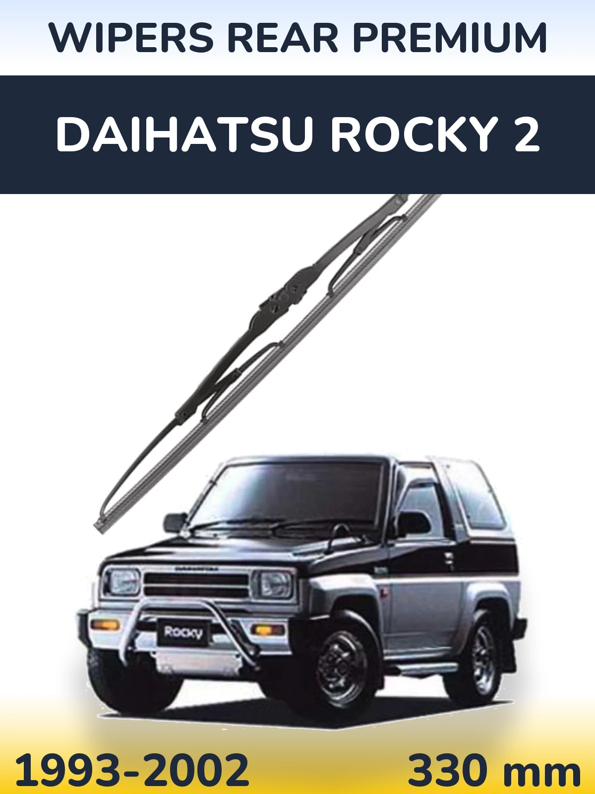 Ștergătoare WIPERS REAR PREMIUM pentru Daihatsu Rocky 2