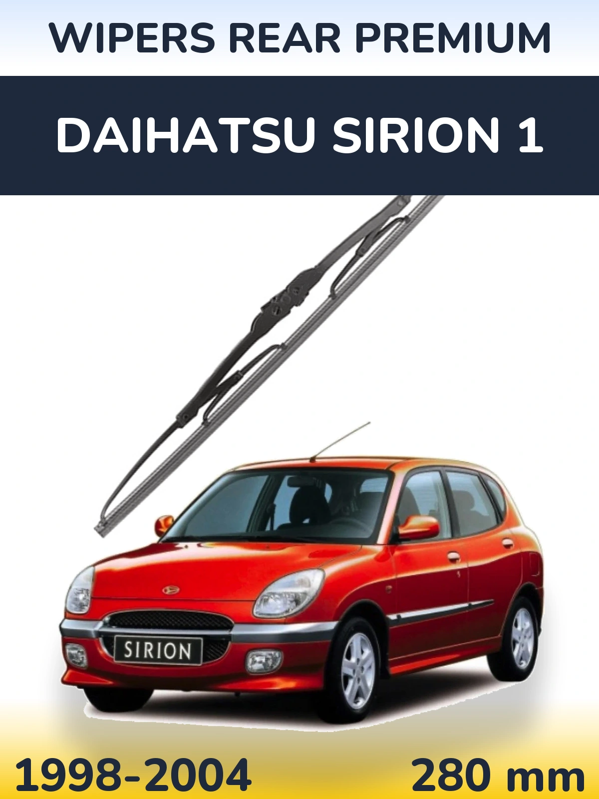 Ștergătoare WIPERS REAR PREMIUM pentru Daihatsu SIrion 1
