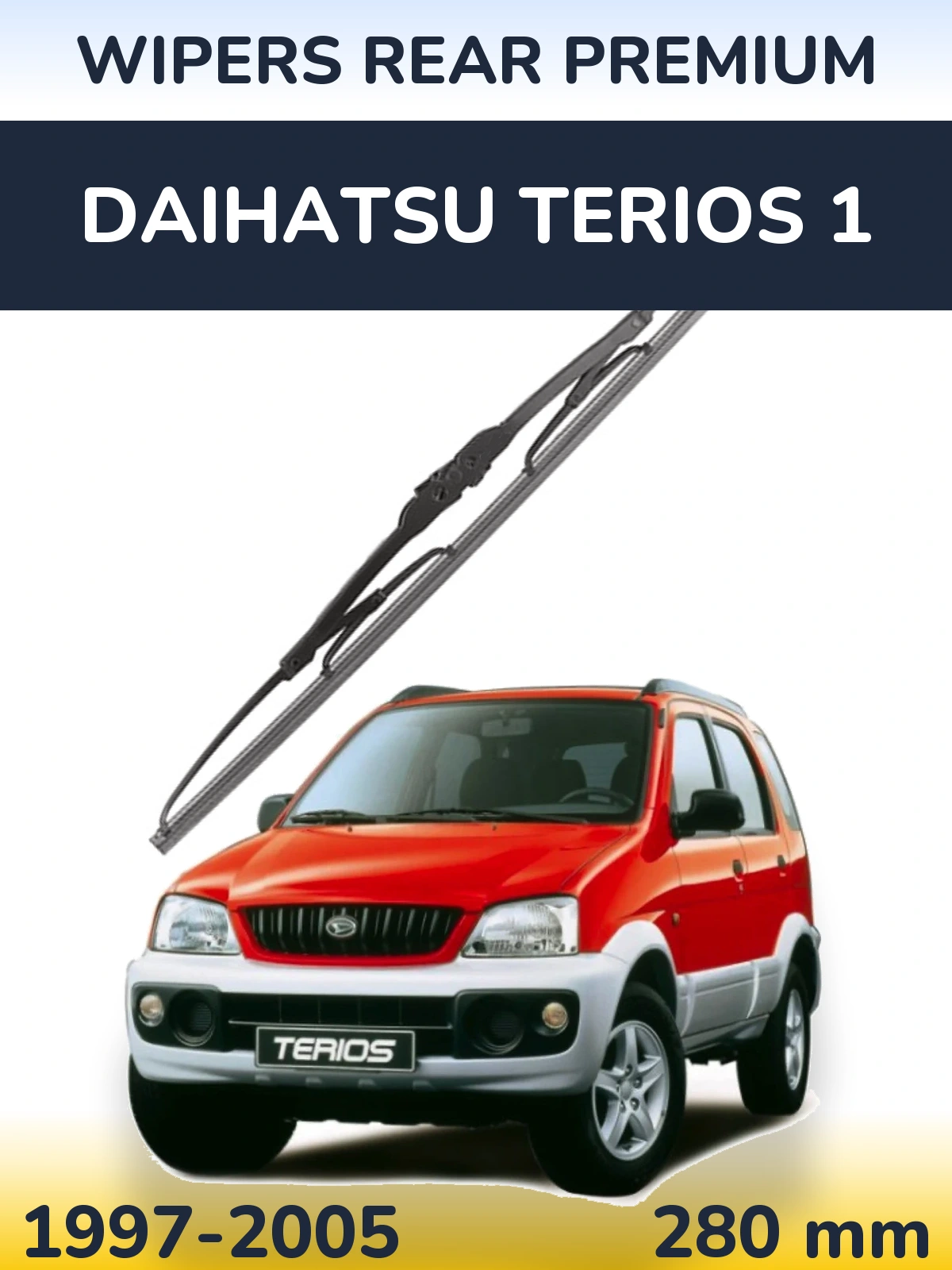 Ștergătoare WIPERS REAR PREMIUM pentru Daihatsu Terios 1