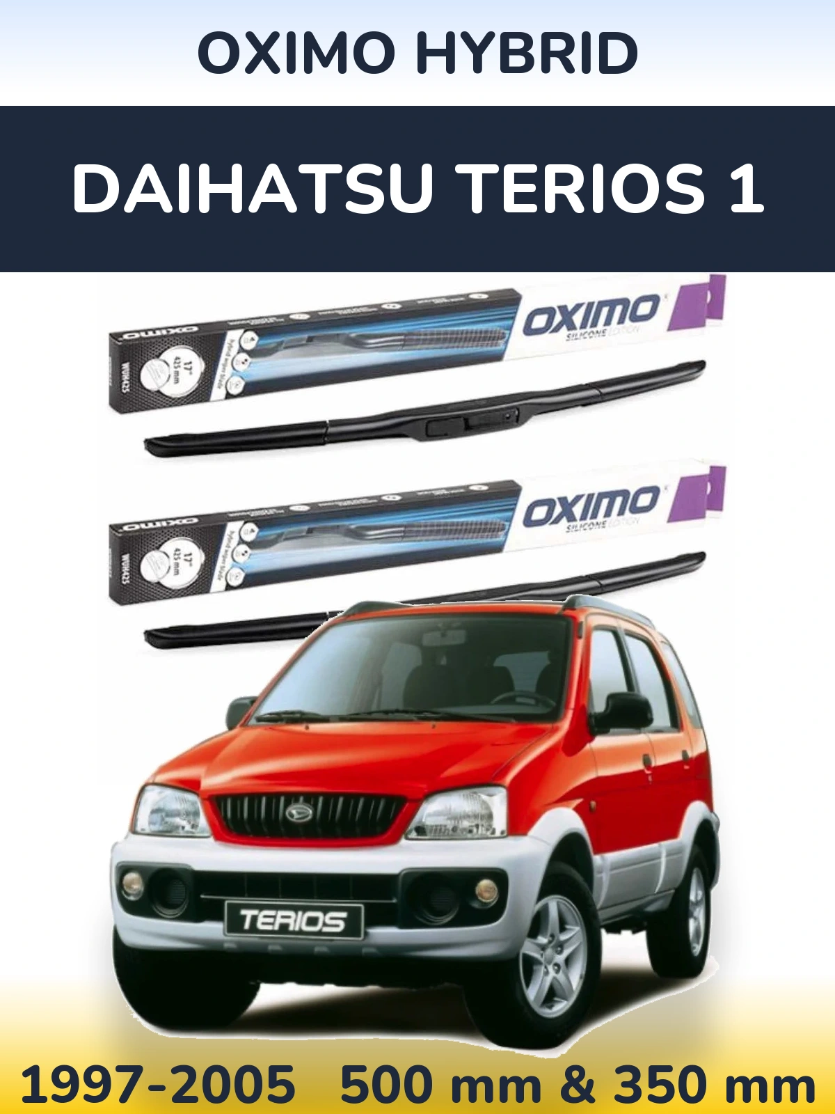 Ștergătoare Oximo Hybrid pentru Daihatsu Terios 1