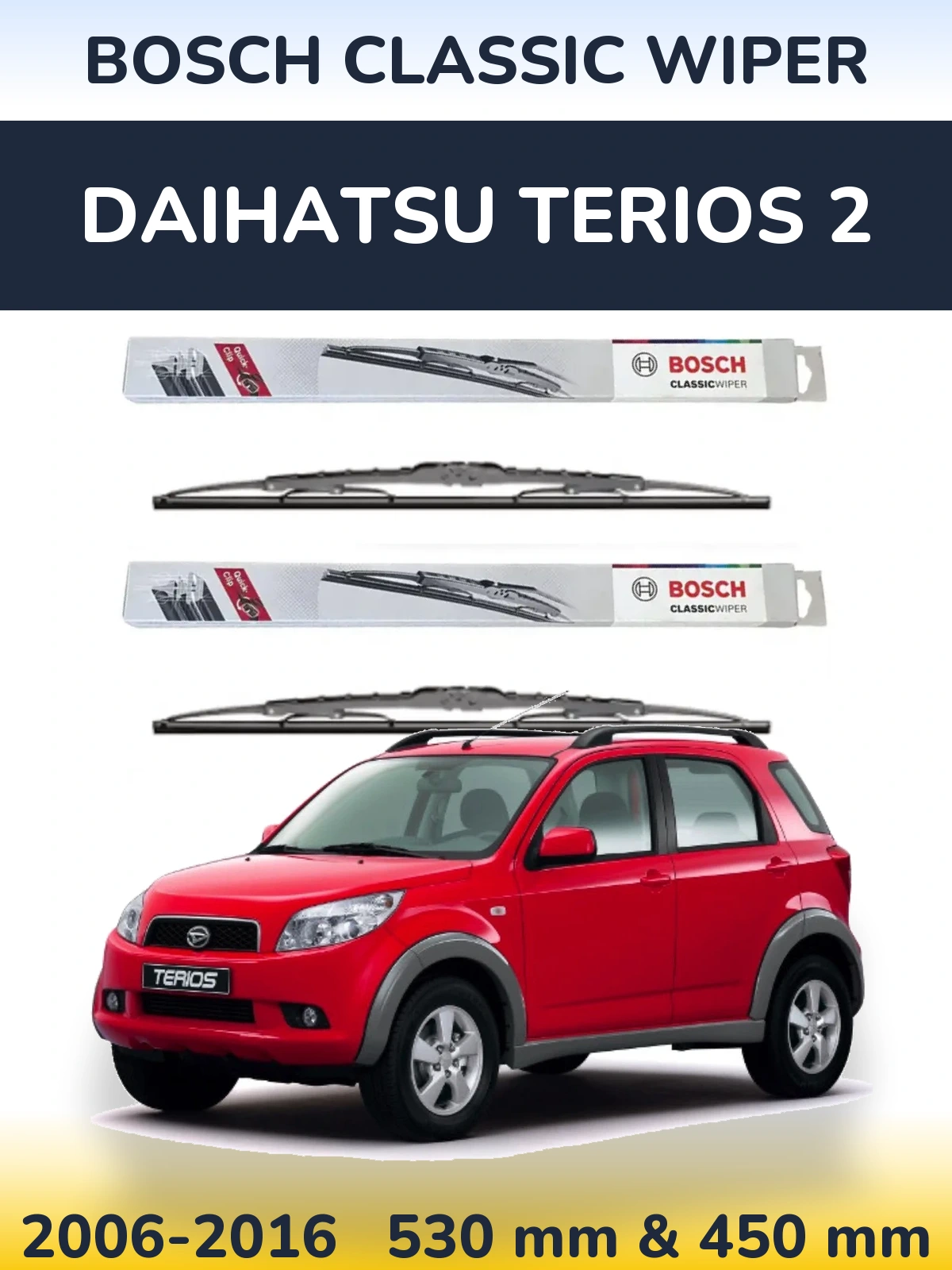Ștergătoare BOSCH Classic Wiper pentru Daihatsu Terios 2