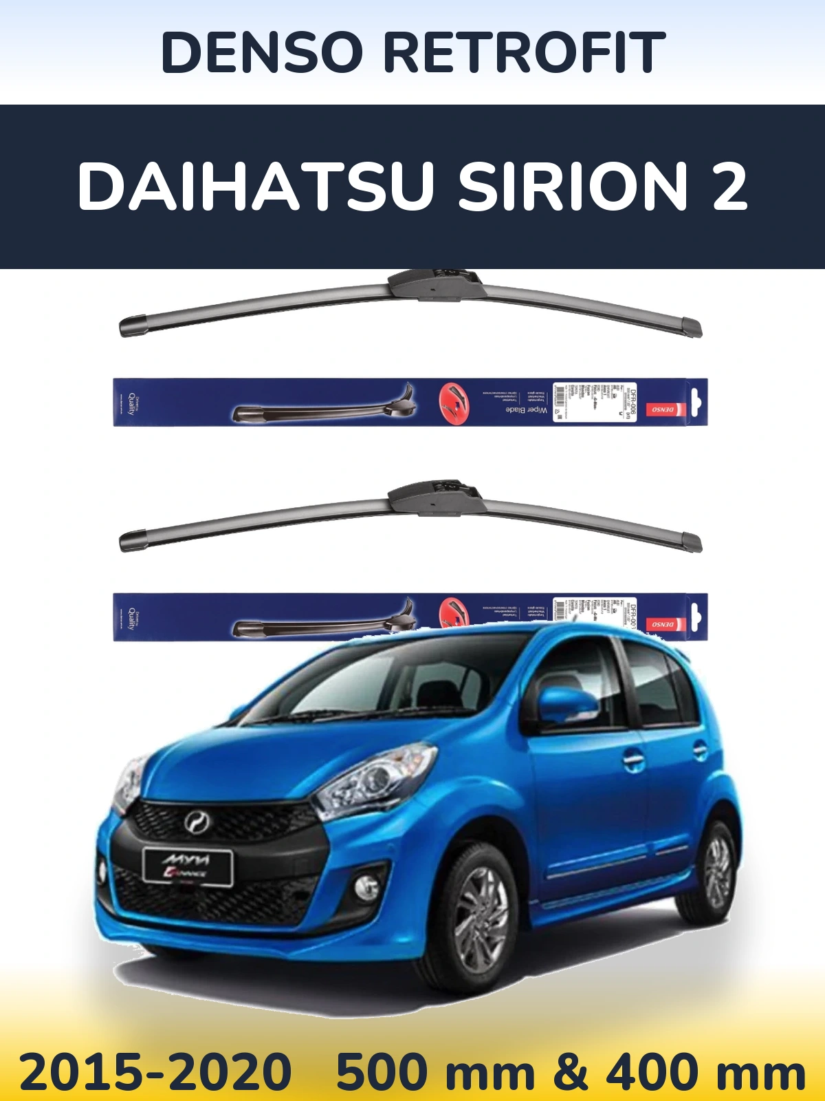 Ștergătoare Denso Retrofit pentru Daihatsu SIrion 2