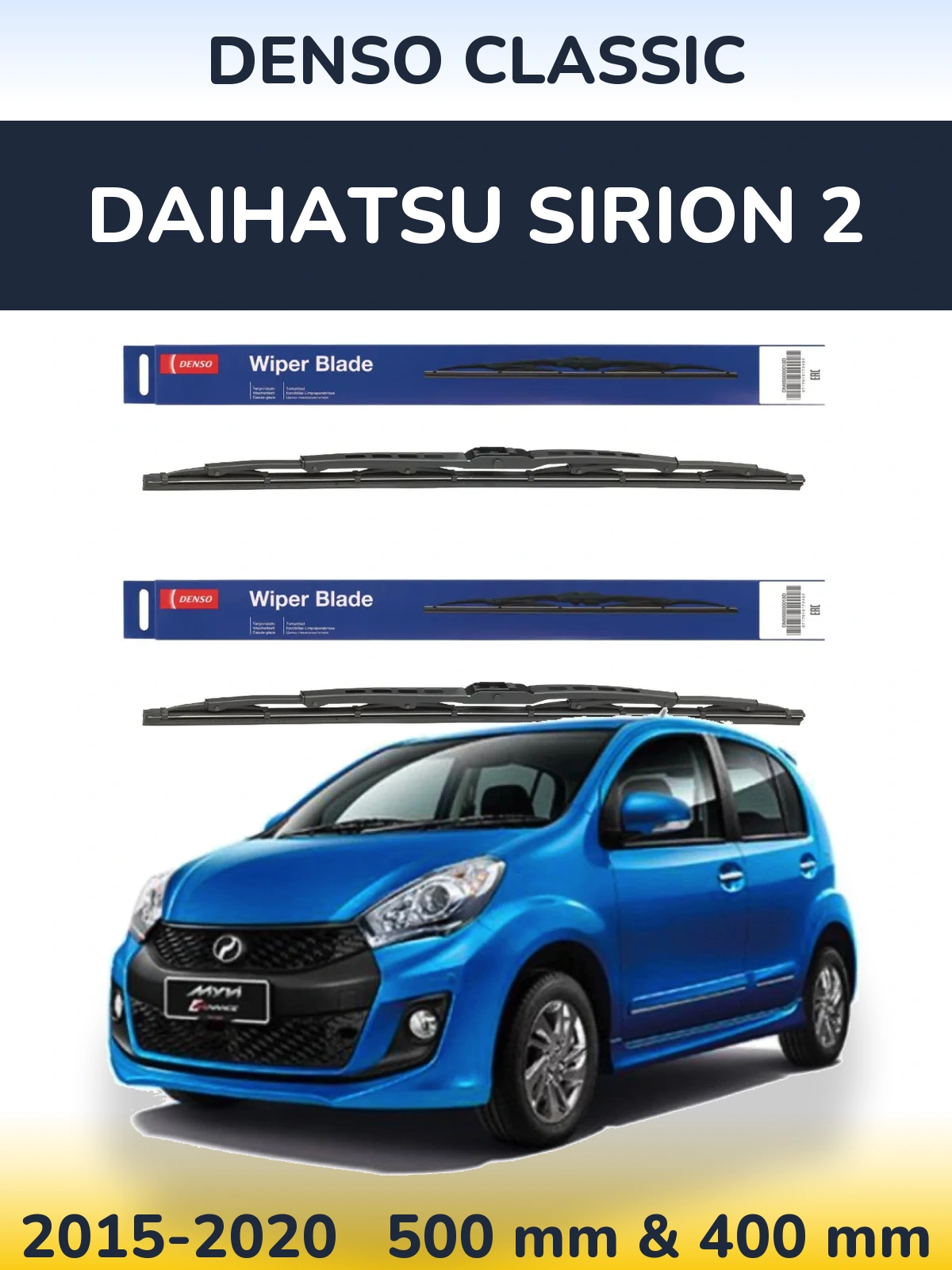 Ștergătoare Denso Classic pentru Daihatsu SIrion 2