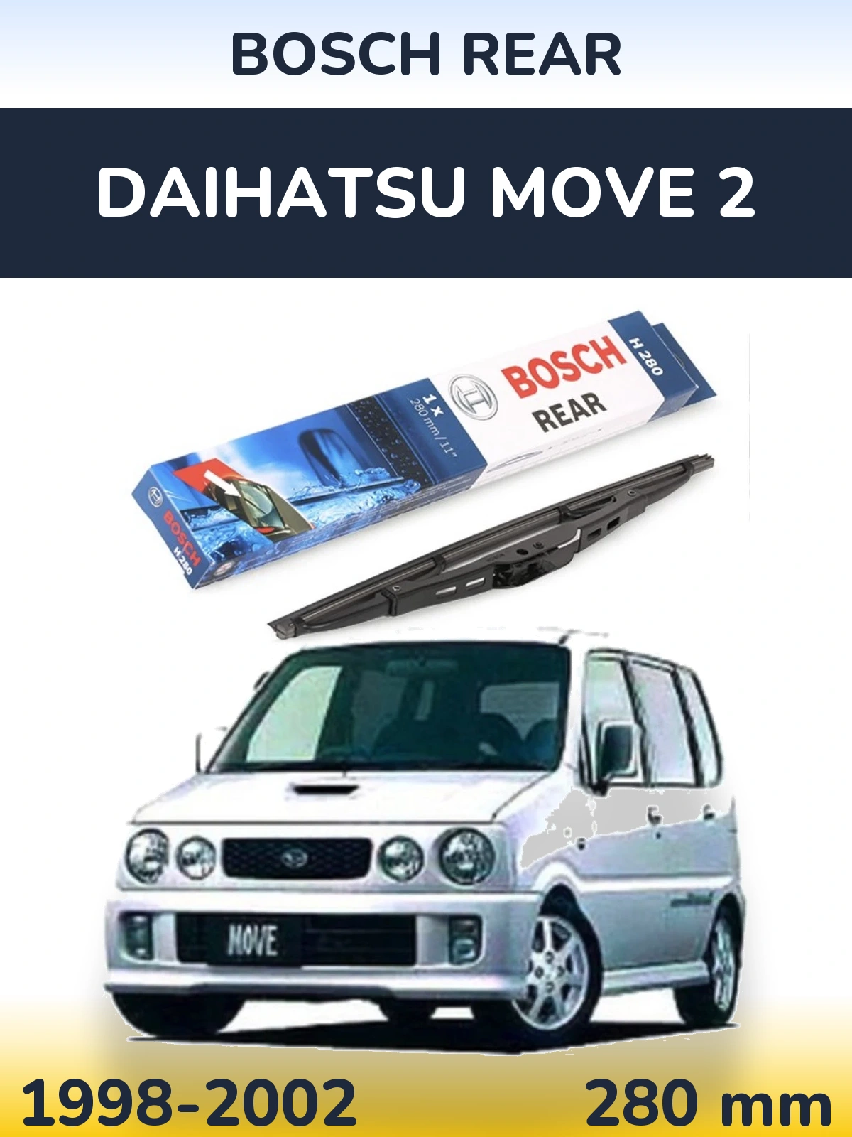 Ștergătoare BOSCH Rear pentru Daihatsu Move 2