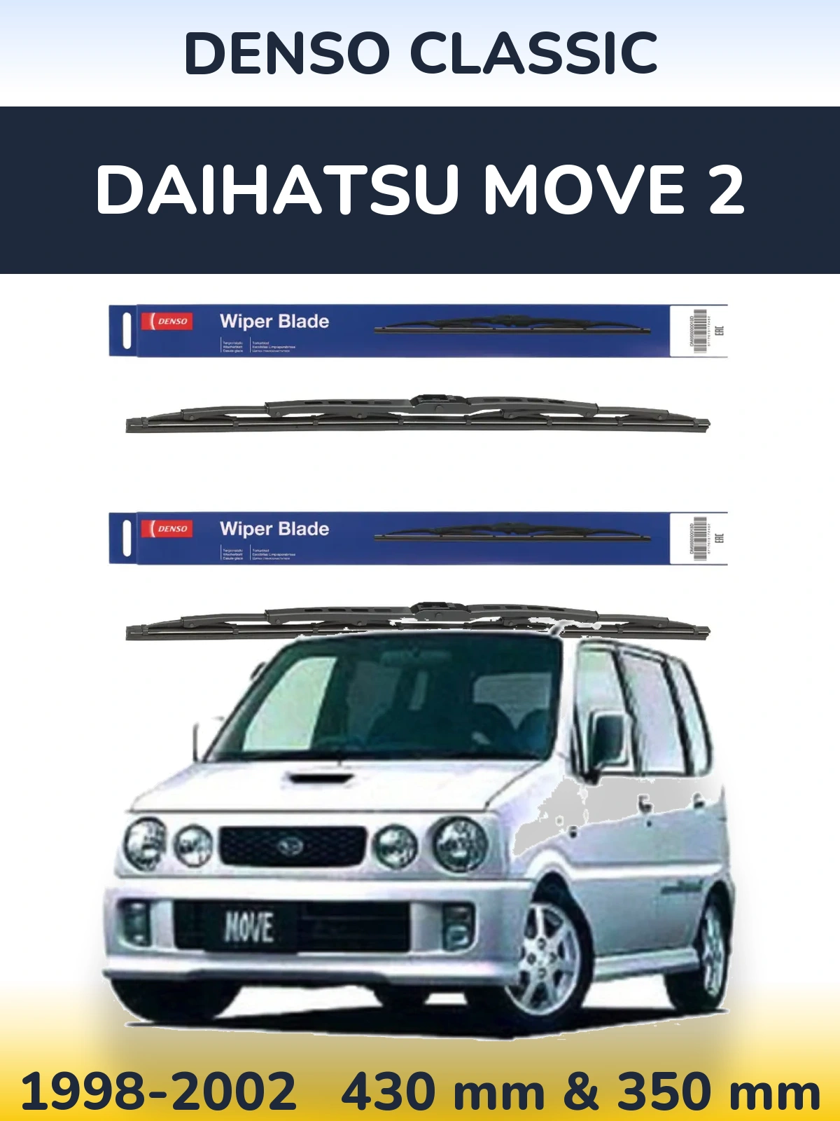 Ștergătoare Denso Classic pentru Daihatsu Move 2