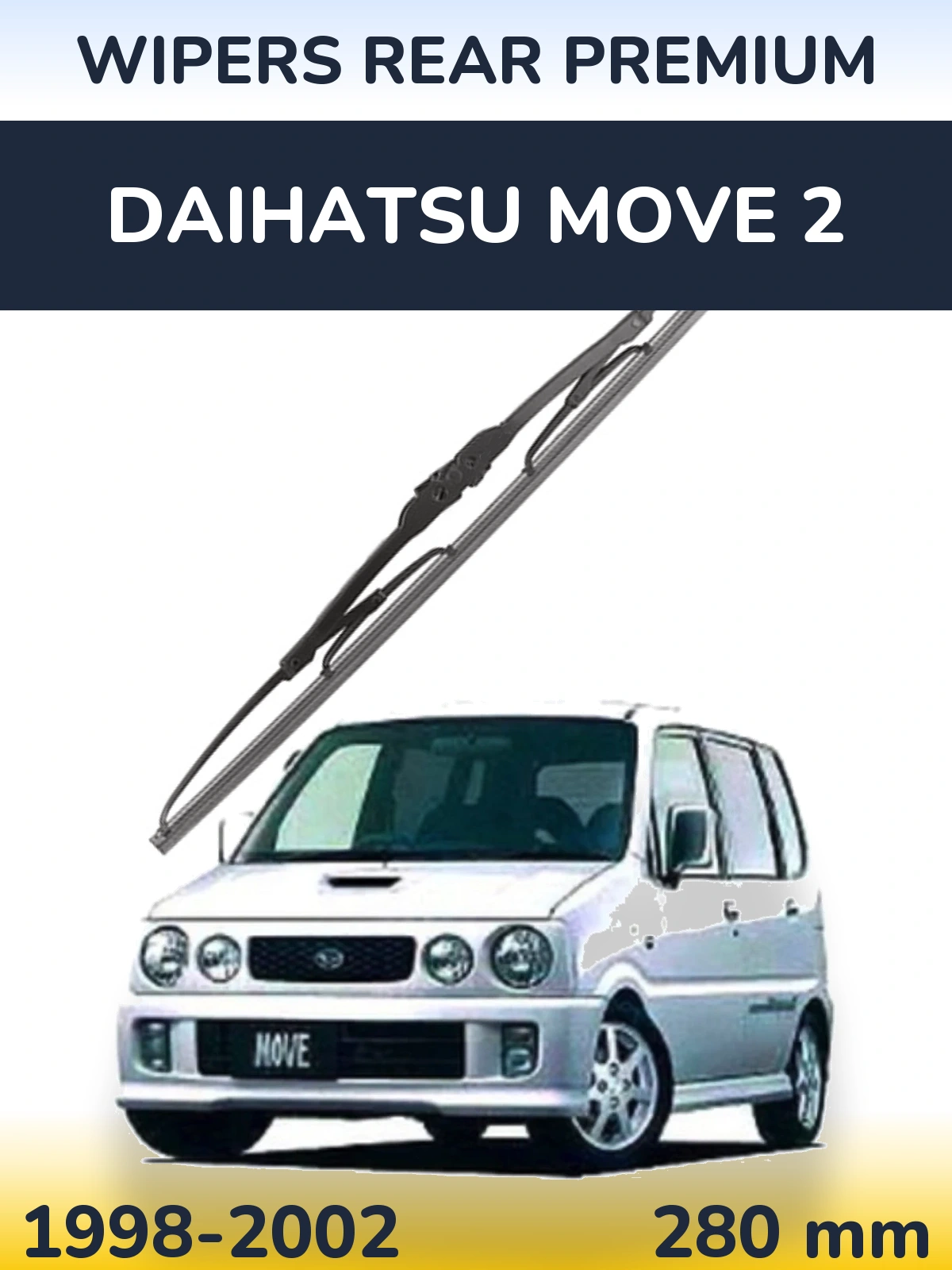 Ștergătoare WIPERS REAR PREMIUM pentru Daihatsu Move 2