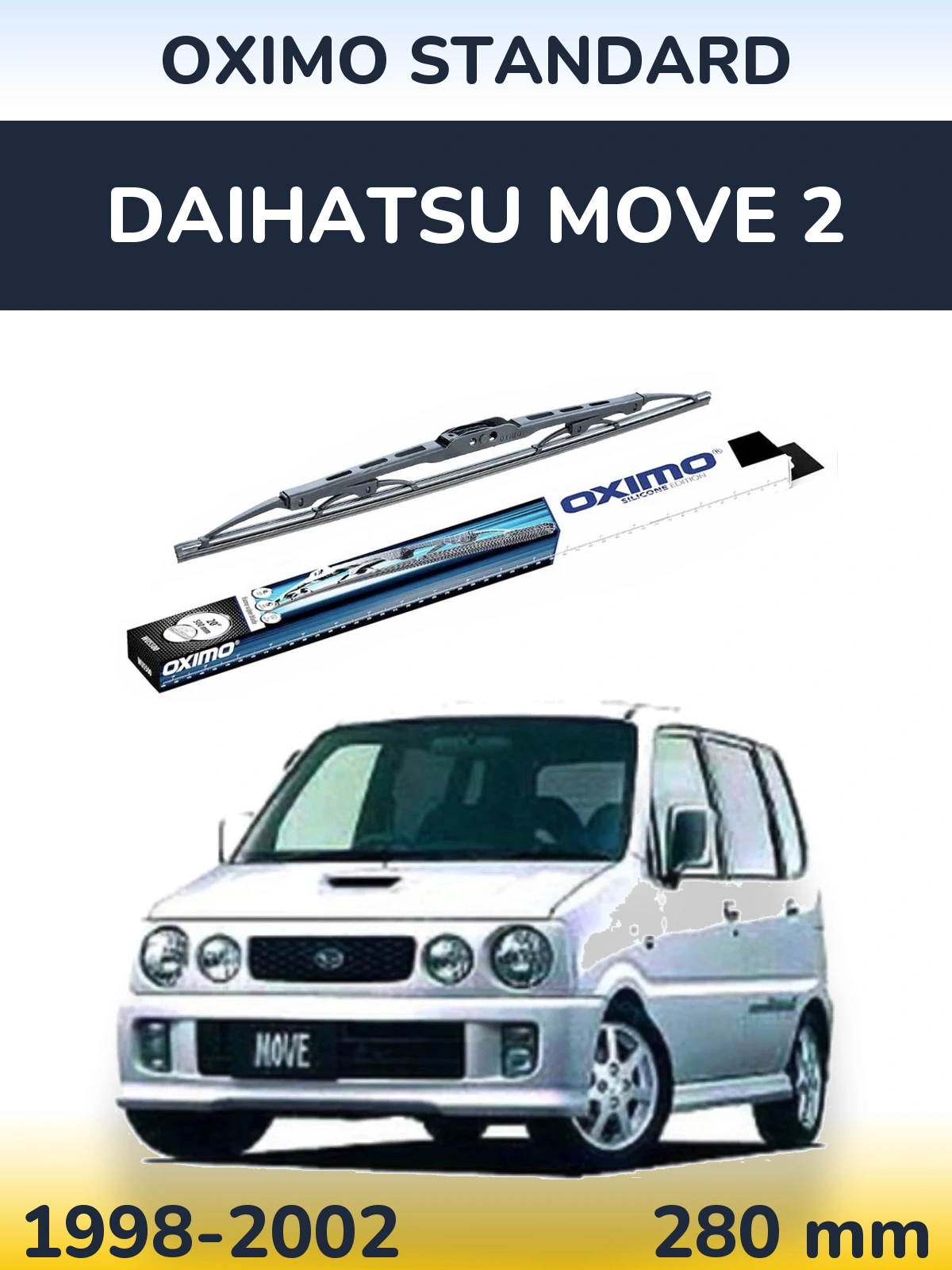Ștergătoare Oximo Standard pentru Daihatsu Move 2