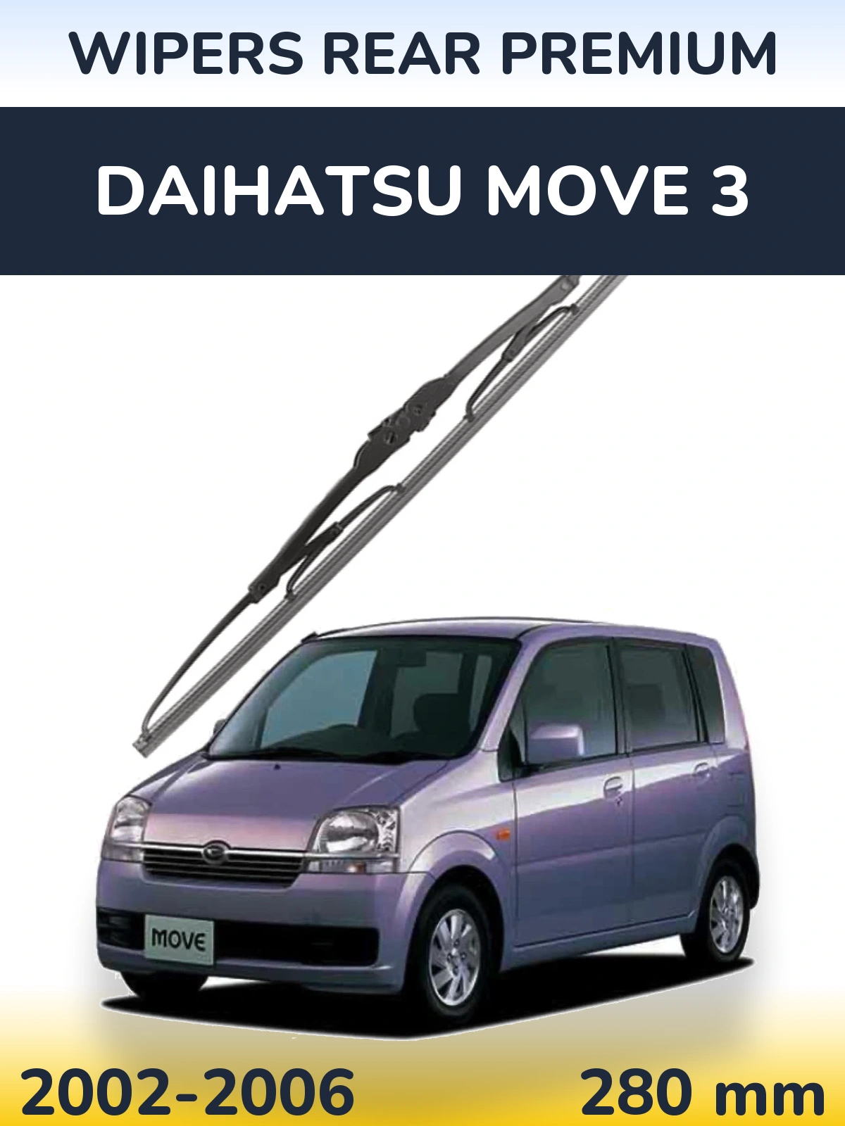 Ștergătoare WIPERS REAR PREMIUM pentru Daihatsu Move 3
