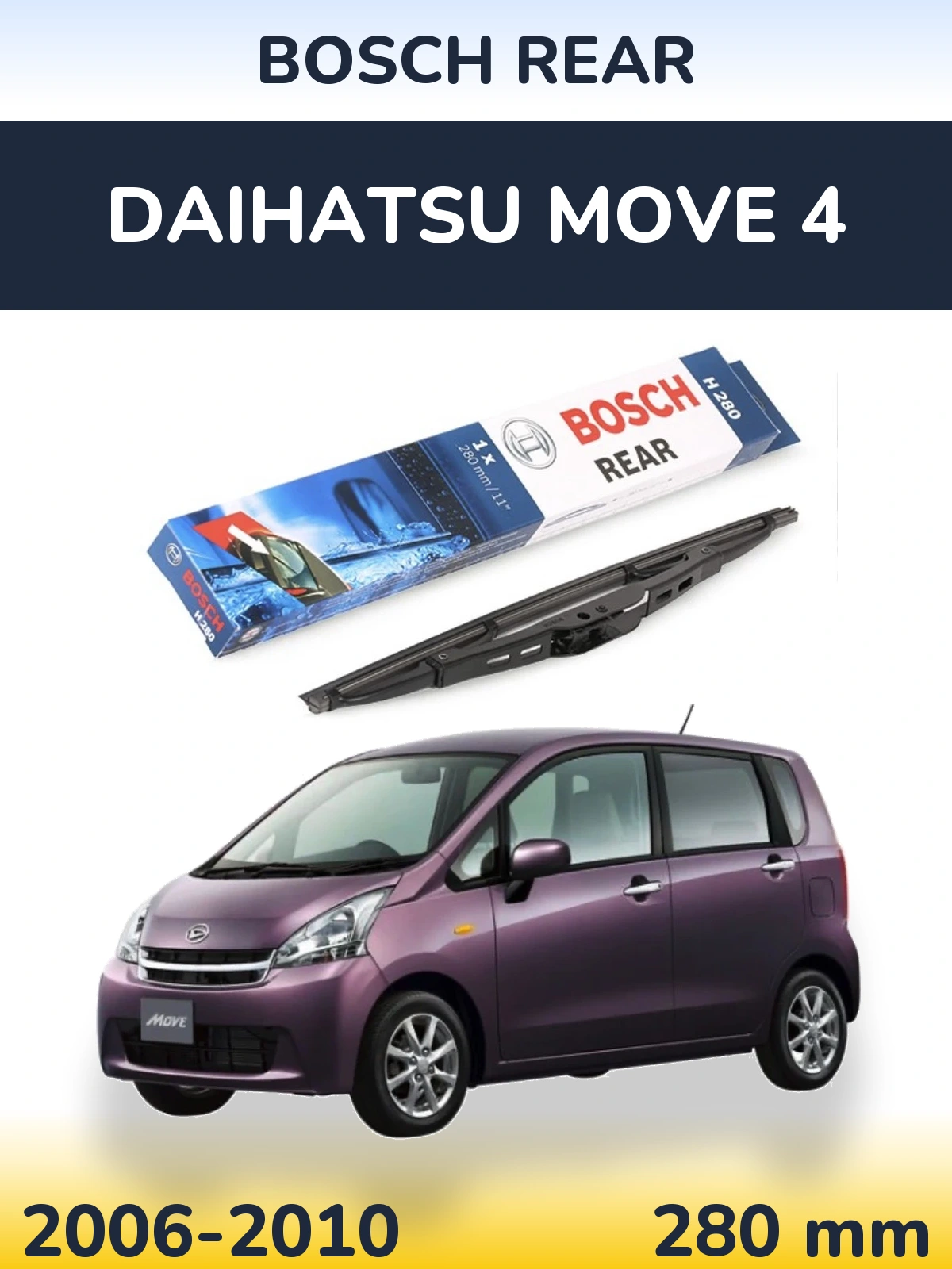 Ștergătoare BOSCH Rear pentru Daihatsu Move 4