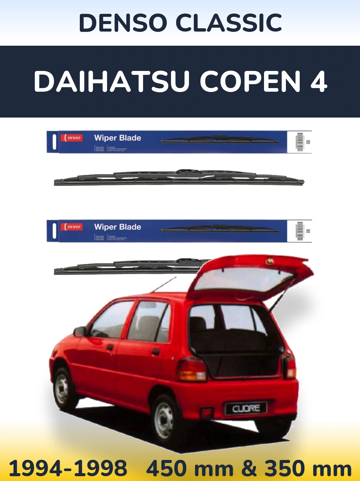 Ștergătoare Denso Classic pentru Daihatsu Copen 4