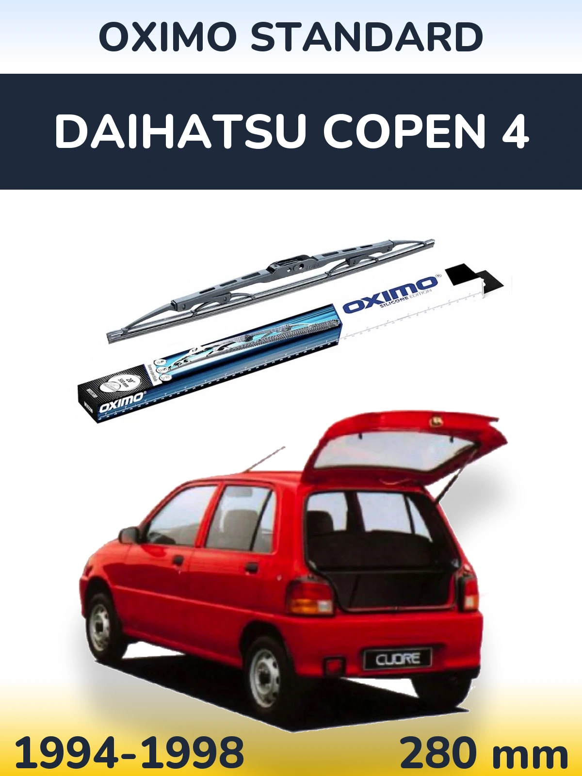 Ștergătoare Oximo Standard pentru Daihatsu Copen 4