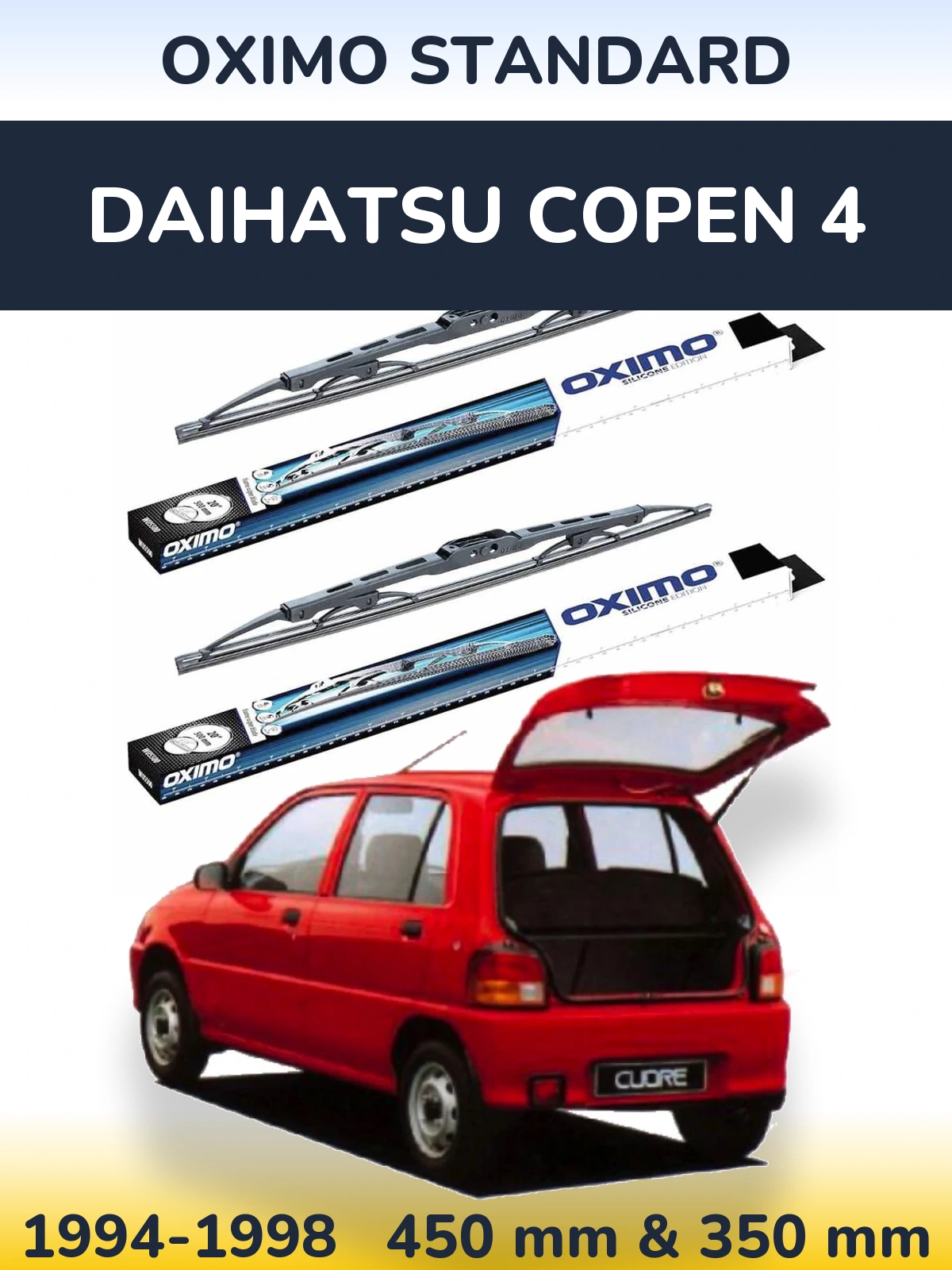 Ștergătoare Oximo Standard pentru Daihatsu Copen 4