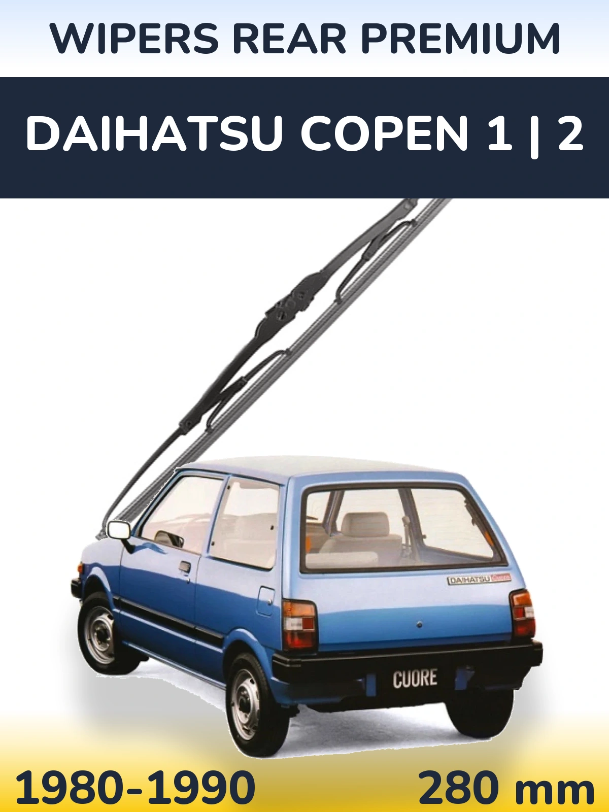 Ștergătoare WIPERS REAR PREMIUM pentru Daihatsu Copen 1 | 2