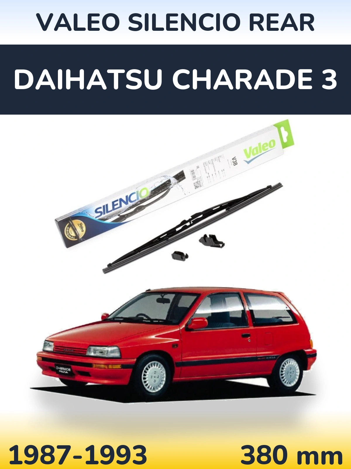 Ștergătoare Valeo Silencio Rear pentru Daihatsu Charade 3