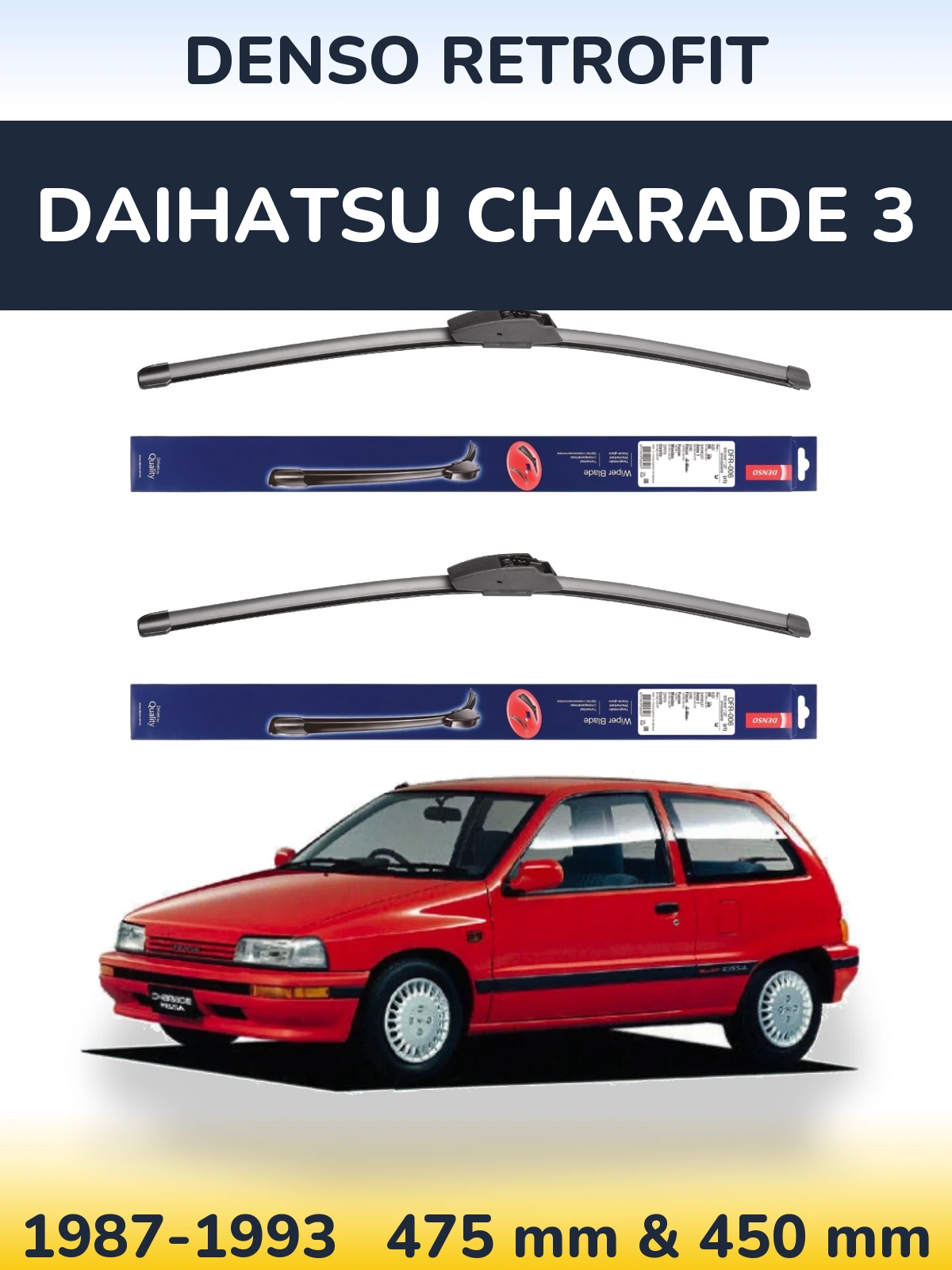 Ștergătoare Denso Retrofit pentru Daihatsu Charade 3