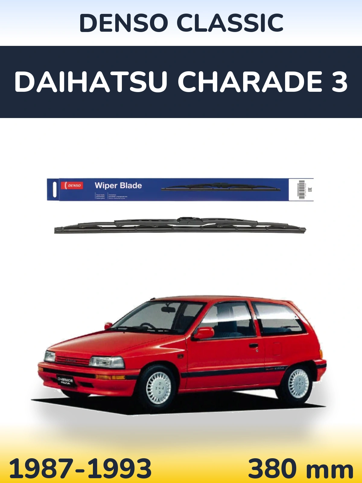 Ștergătoare Denso Classic pentru Daihatsu Charade 3