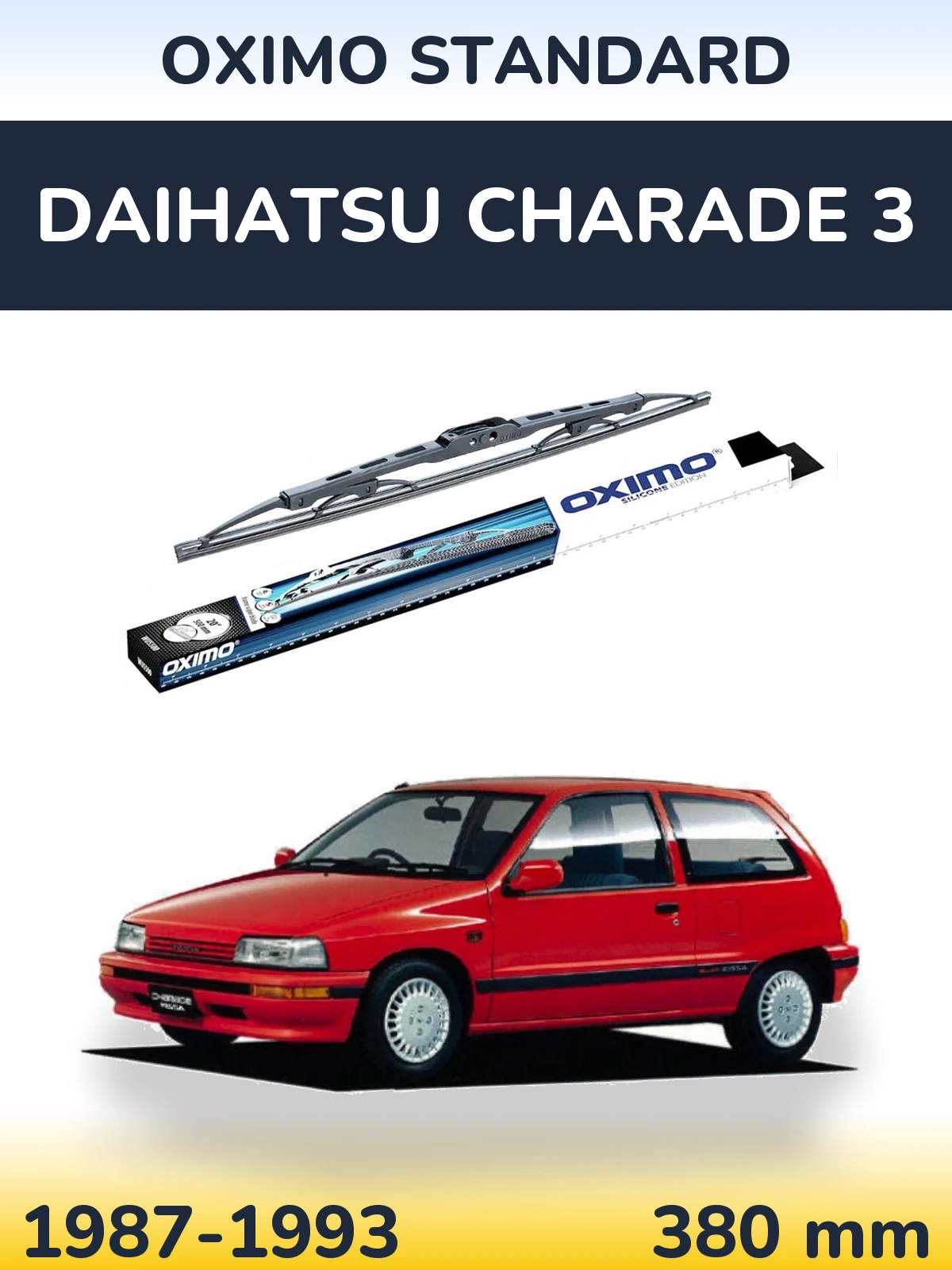 Ștergătoare Oximo Standard pentru Daihatsu Charade 3