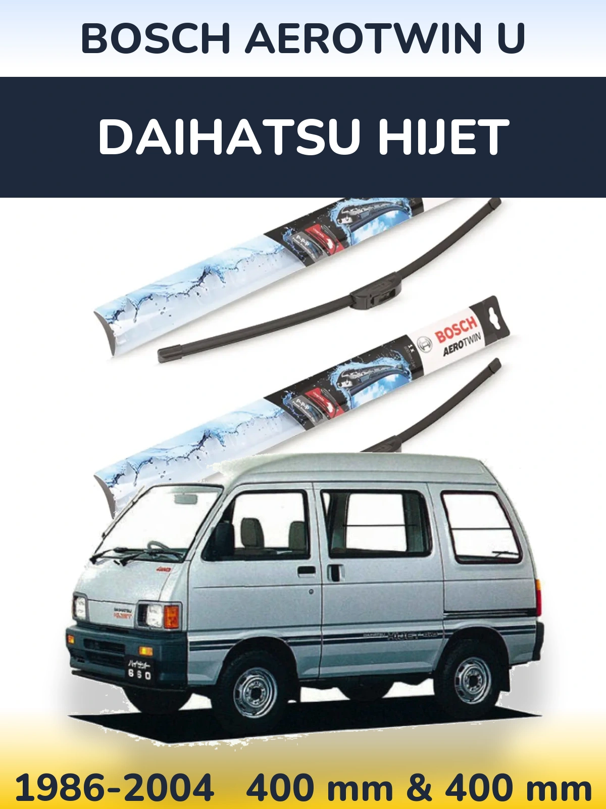 Ștergătoare BOSCH AeroTwin U pentru Daihatsu HiJet