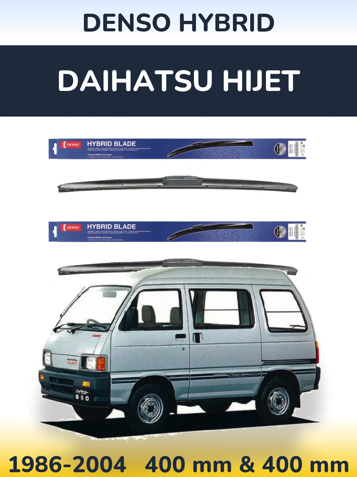 Ștergătoare Denso Hybrid pentru Daihatsu HiJet