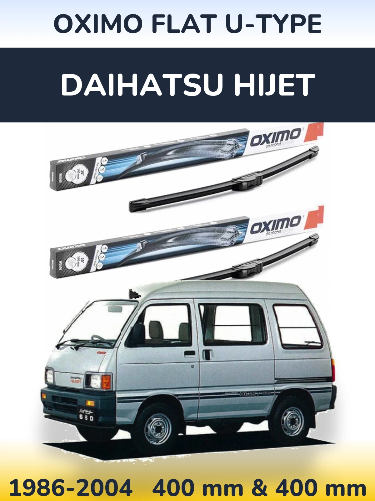 Ștergătoare Oximo Flat U-type pentru Daihatsu HiJet
