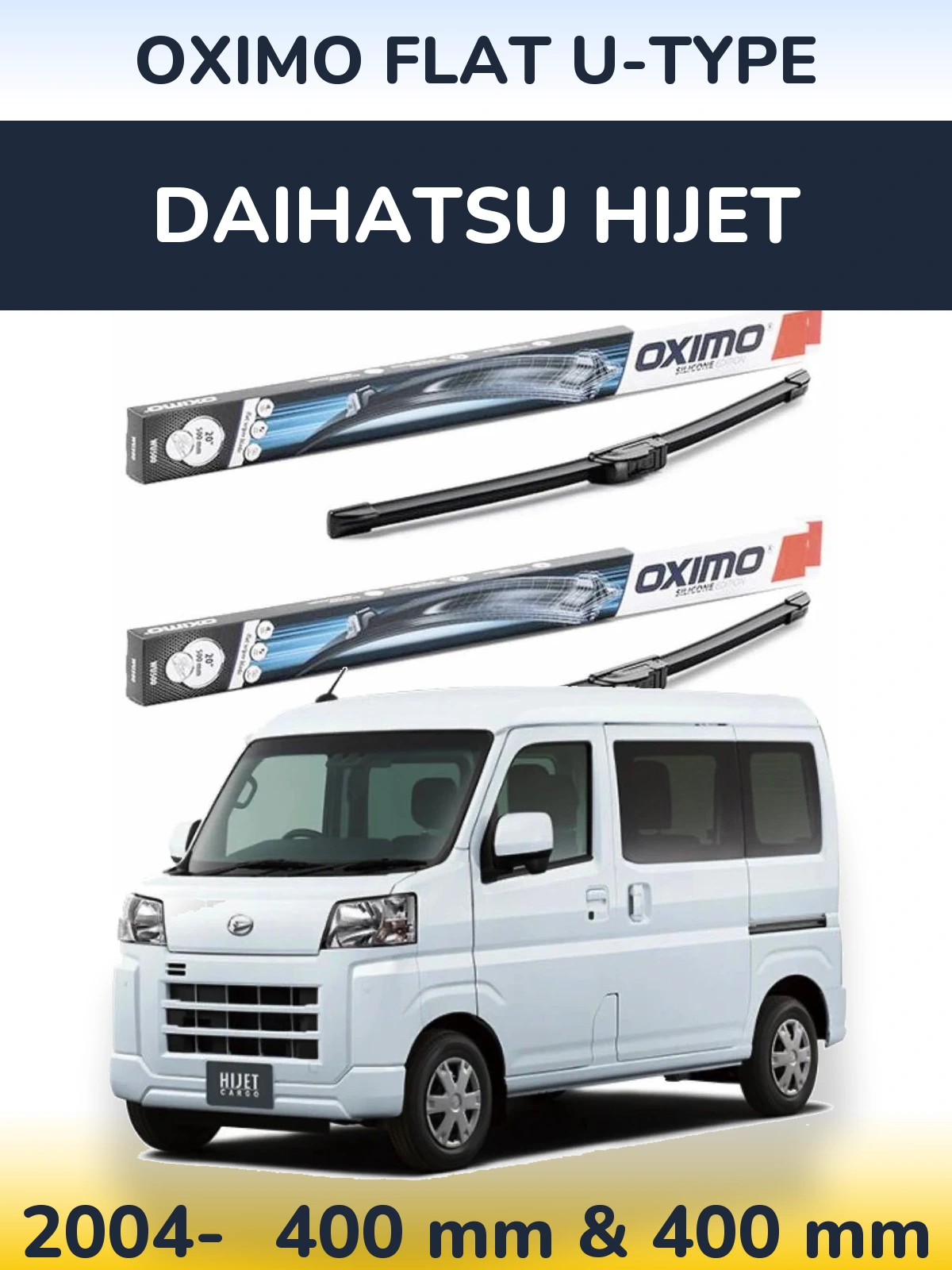 Ștergătoare Oximo Flat U-type pentru Daihatsu HiJet