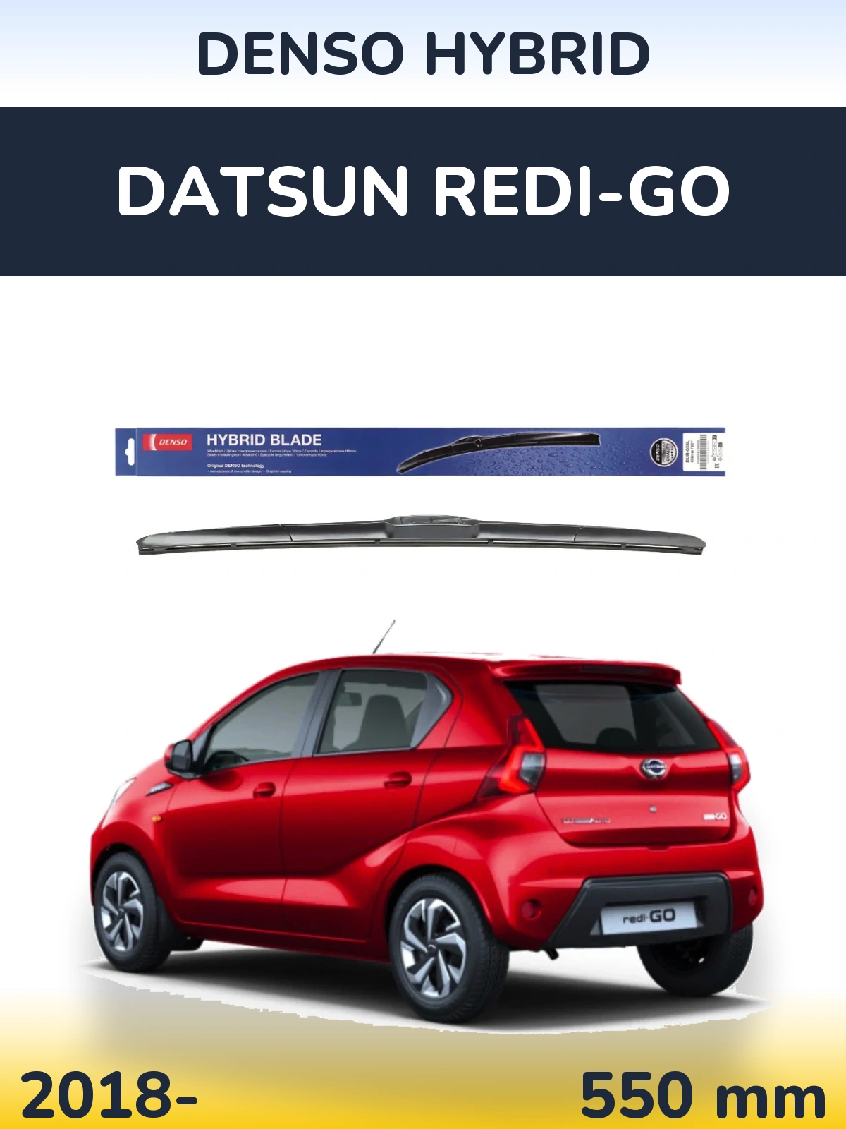 Ștergătoare Denso Hybrid pentru Datsun Redi-Go