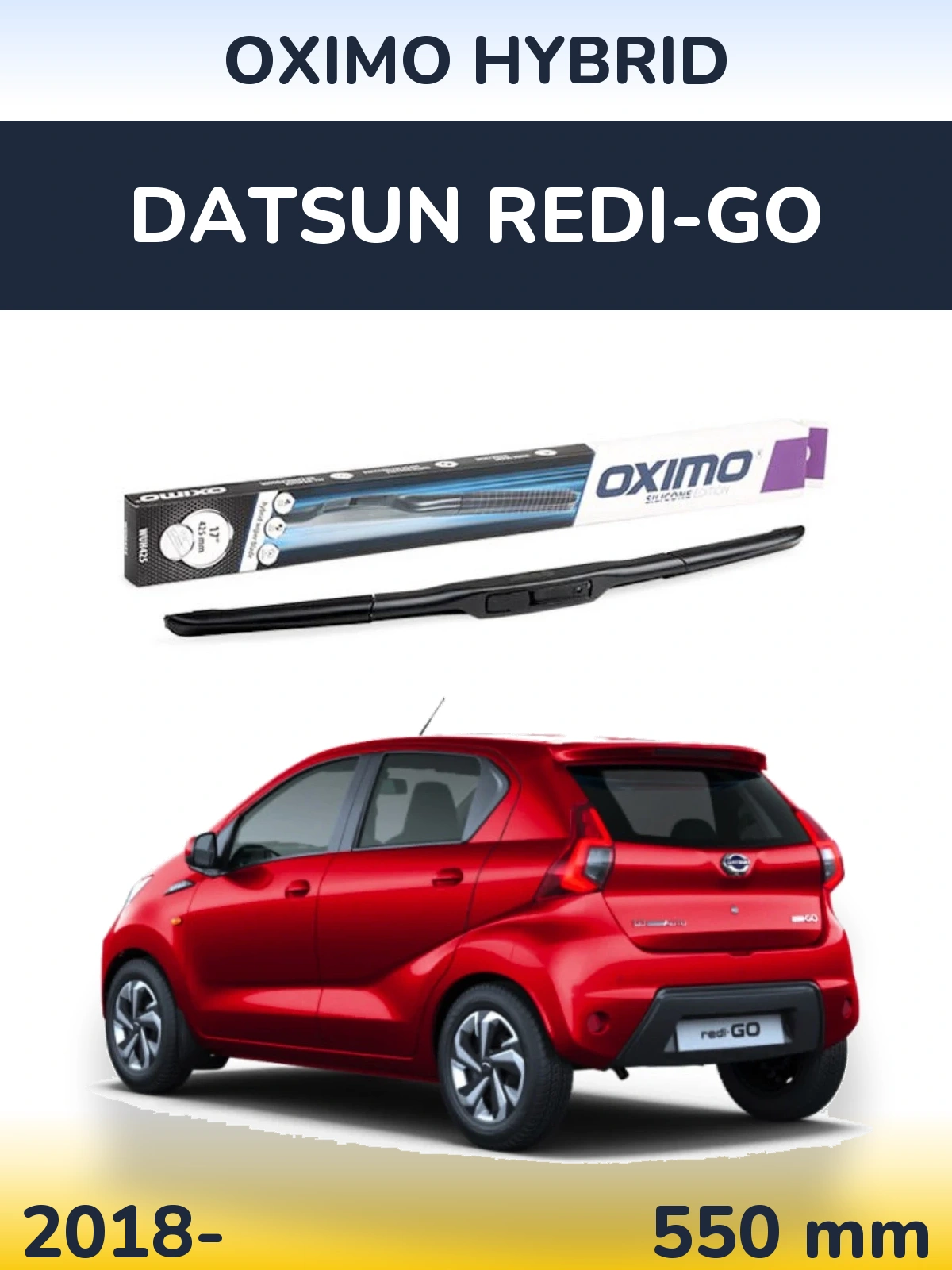 Ștergătoare Oximo Hybrid pentru Datsun Redi-Go