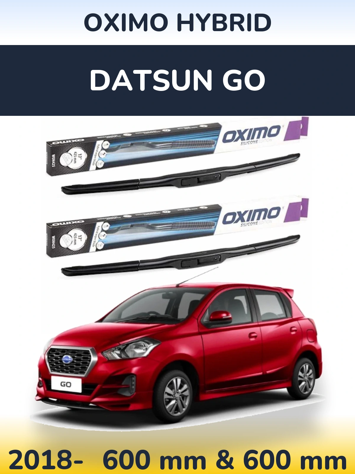 Ștergătoare Oximo Hybrid pentru Datsun Go
