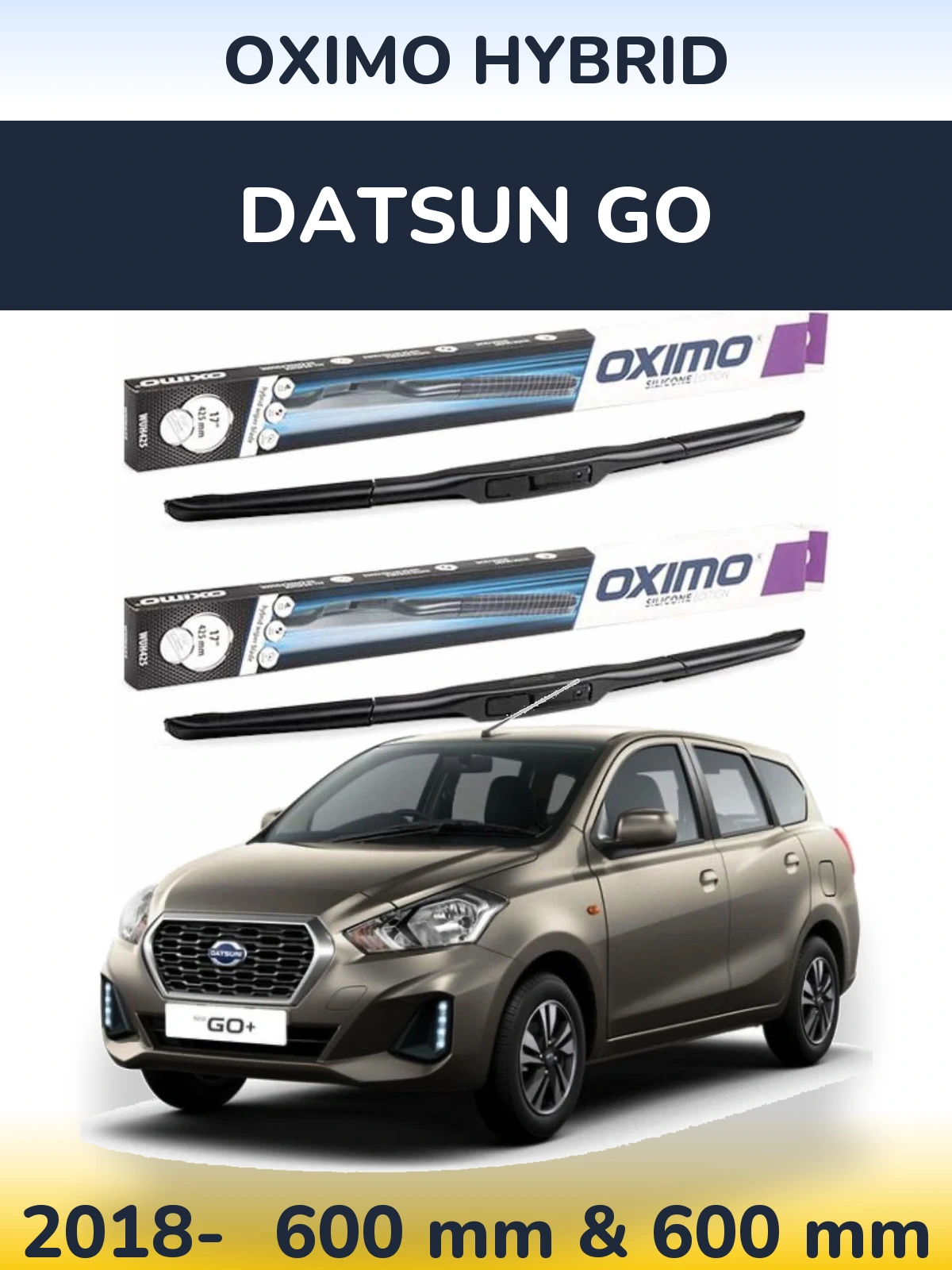 Ștergătoare Oximo Hybrid pentru Datsun Go